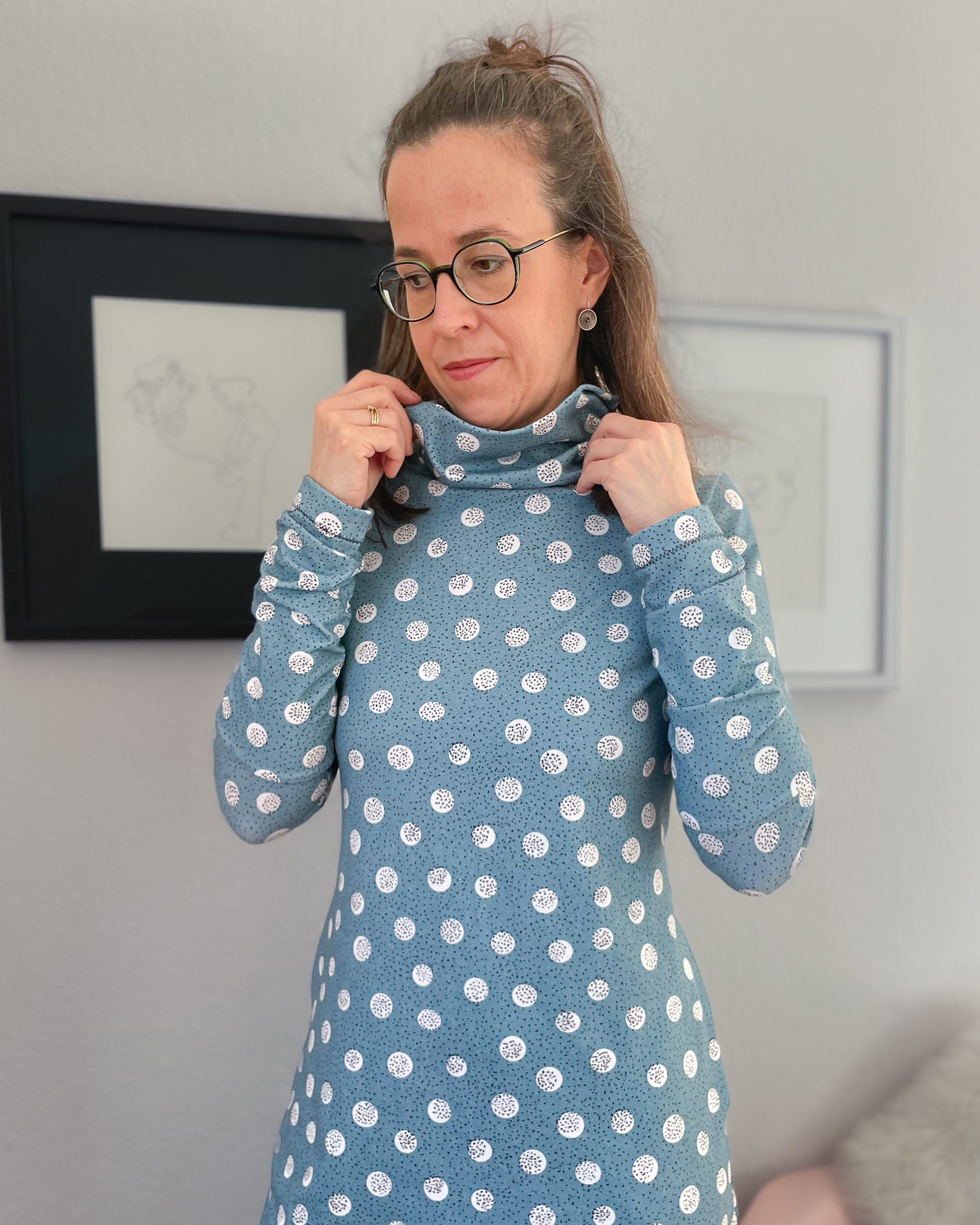 Bio Stoff  -  Tausend Tupfen pink