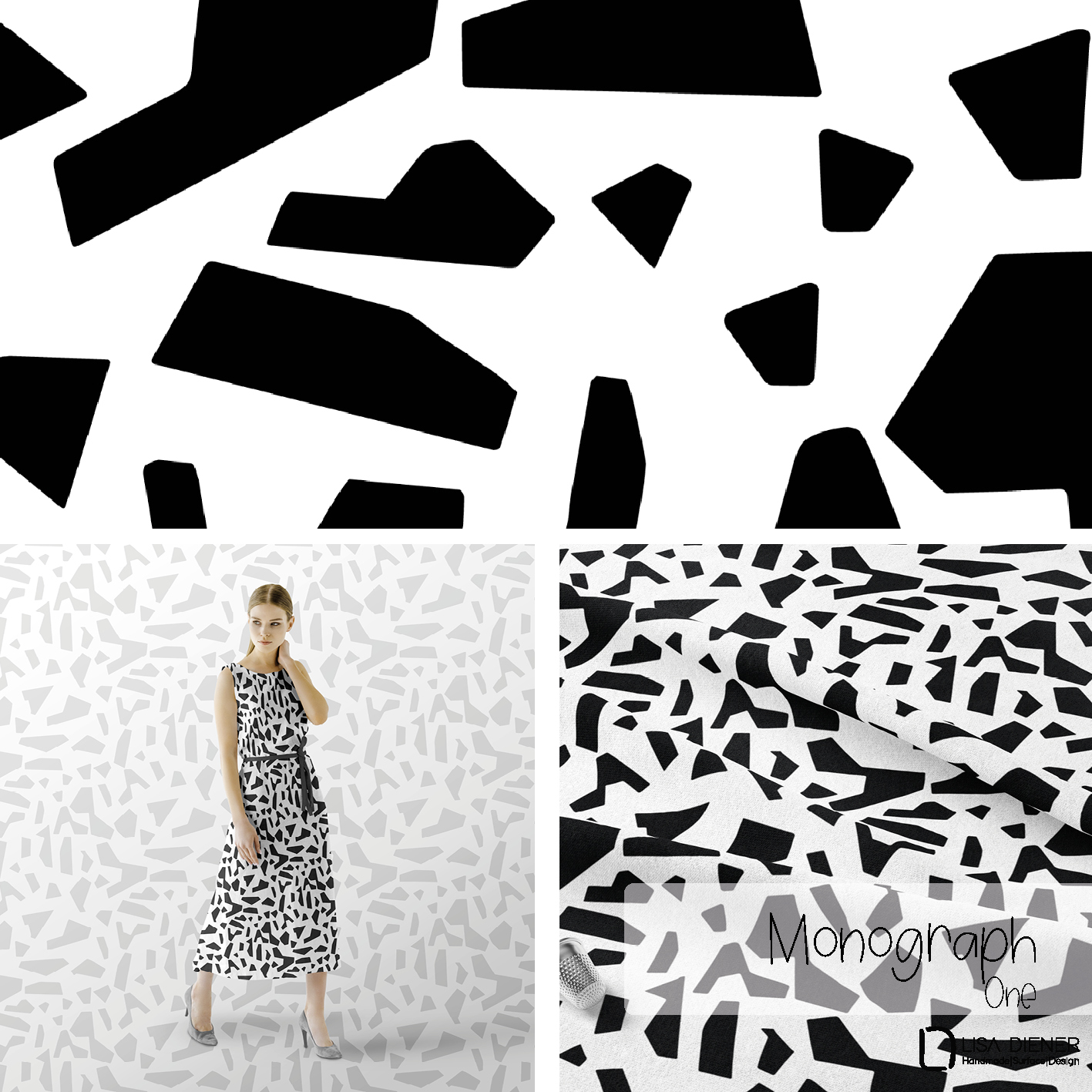Bio Fabric - Monograph One by Lisa Diener in black and white
