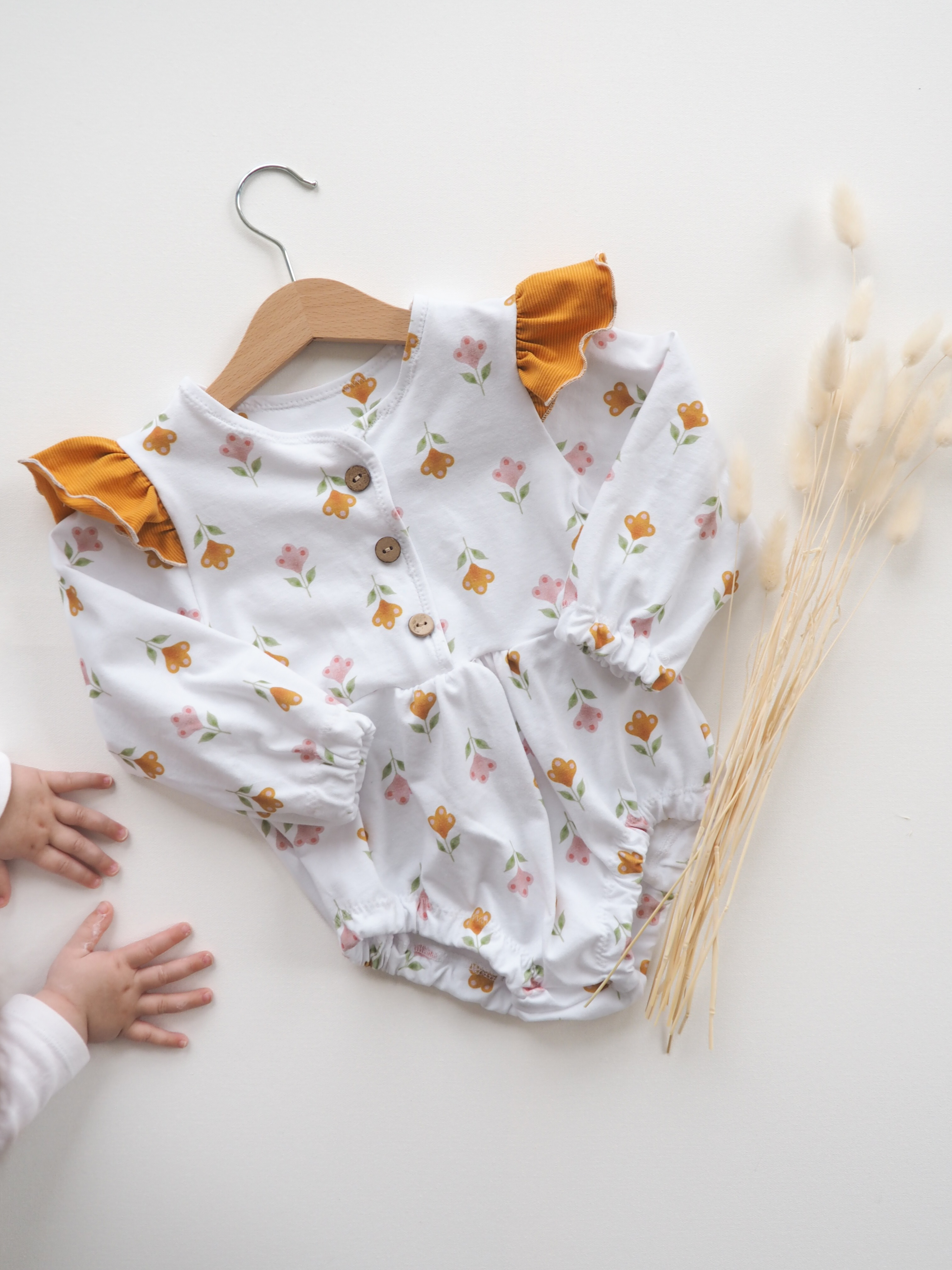 Organic fabric - Blumen Tanz pink