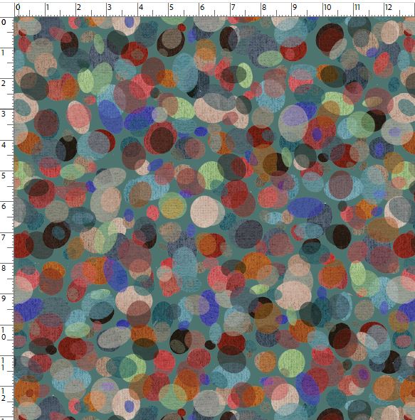 Bio Webware Stoff  -  Confetti  - SimoneKelly, bunt, 100% Bio-Baumwolle