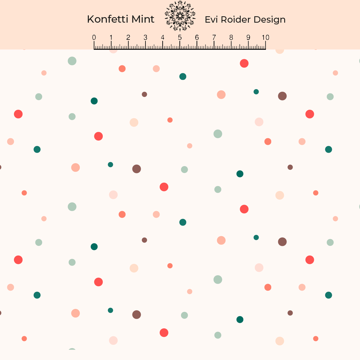 Bio Webware Stoff - Konfetti - EviRoiderDesign, creme, Sommer, Punkte, 100% Bio-Baumwolle Bio Webware Stoff - Konfetti - EviRoiderDesign, creme, Sommer, Punkte, 100% Bio-Baumwolle