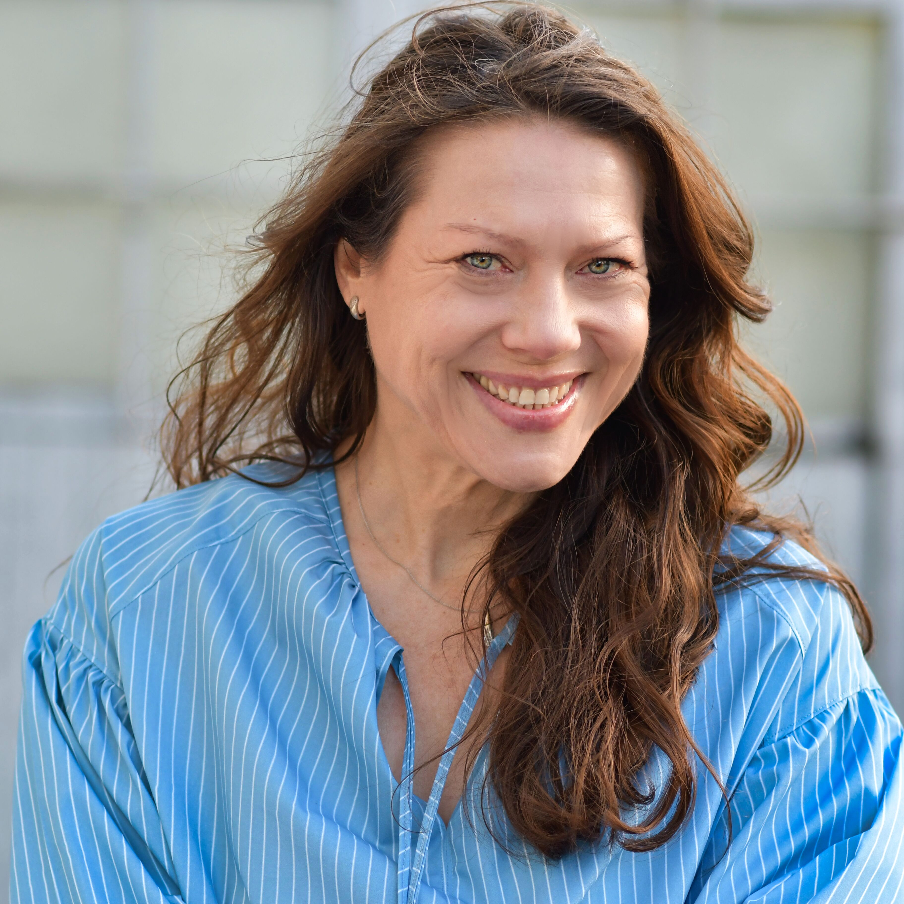 Organic fabric - Feine Streifen