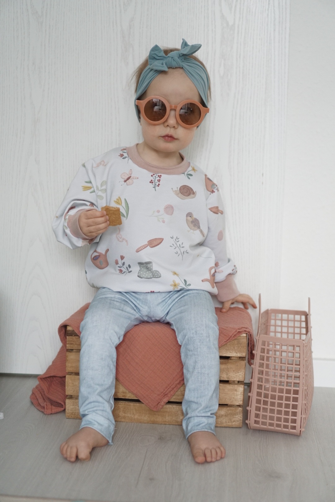 Bio Stoff  - Frühlingsgefühle rosa