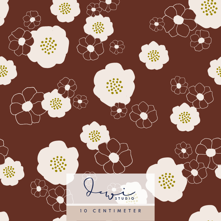 Bio Webware Stoff - Windflower Meadow Deep Red - DewiStudio, Floral & Blumen, bordeaux, 100% Bio-Baumwolle Bio Webware Stoff - Windflower Meadow Deep Red - DewiStudio, Floral & Blumen, bordeaux, 100% Bio-Baumwolle