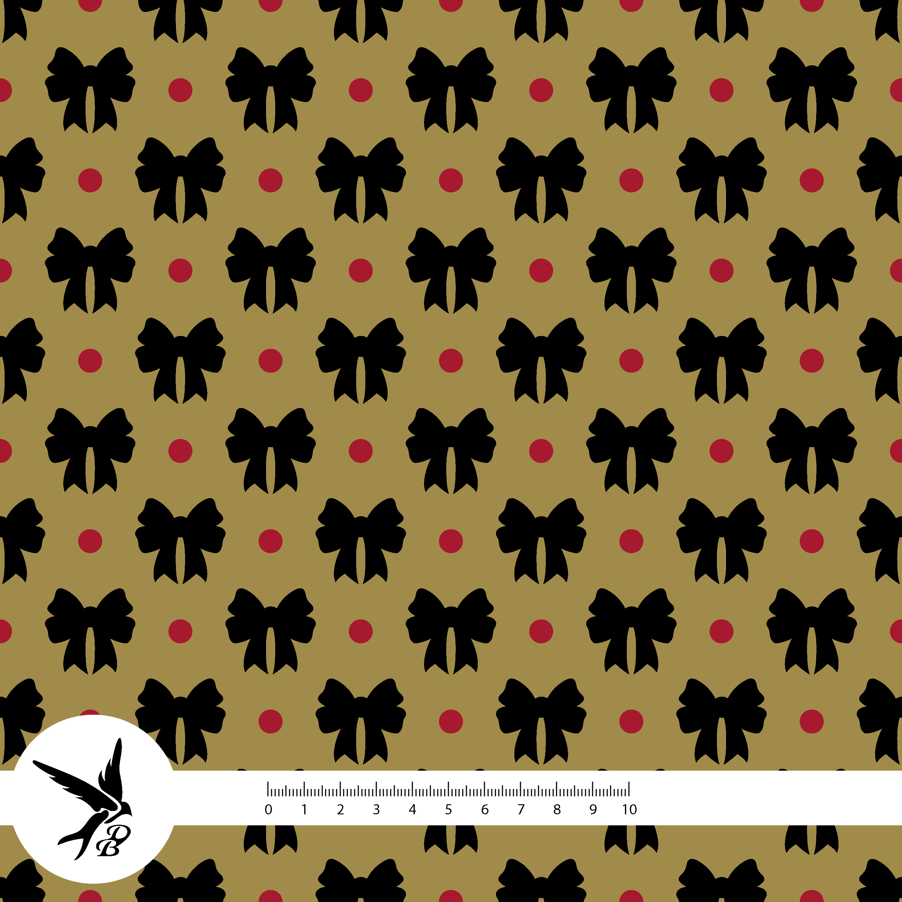 Bio Webware Stoff - Classic Christmas Schleifen Gold - DanielaBonn, Weihnachten, senf, 100% Bio-Baumwolle Bio Webware Stoff - Classic Christmas Schleifen Gold - DanielaBonn, Weihnachten, senf, 100% Bio-Baumwolle