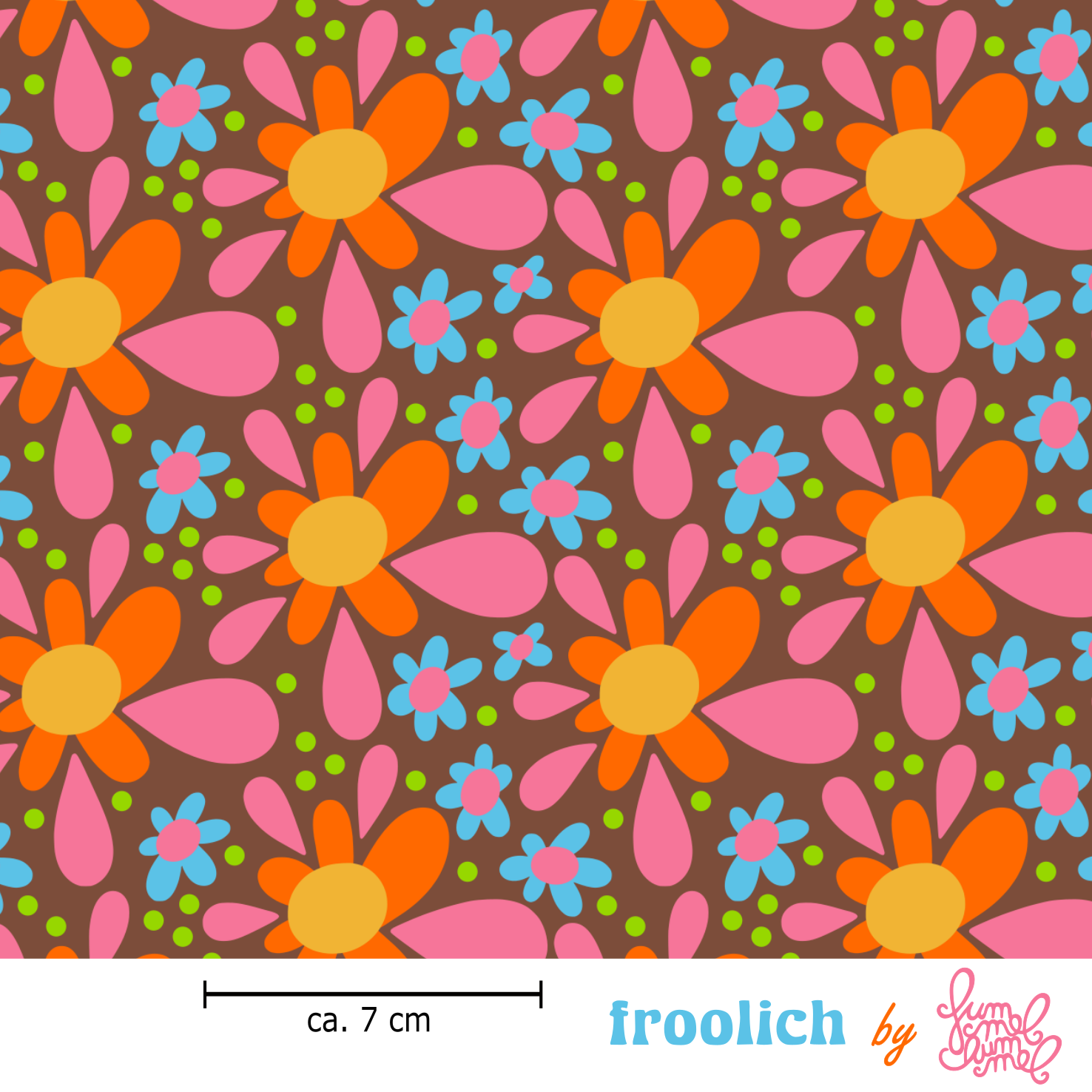 Bio Stoff - Froolich Graubraun von Fummelhummel in braun