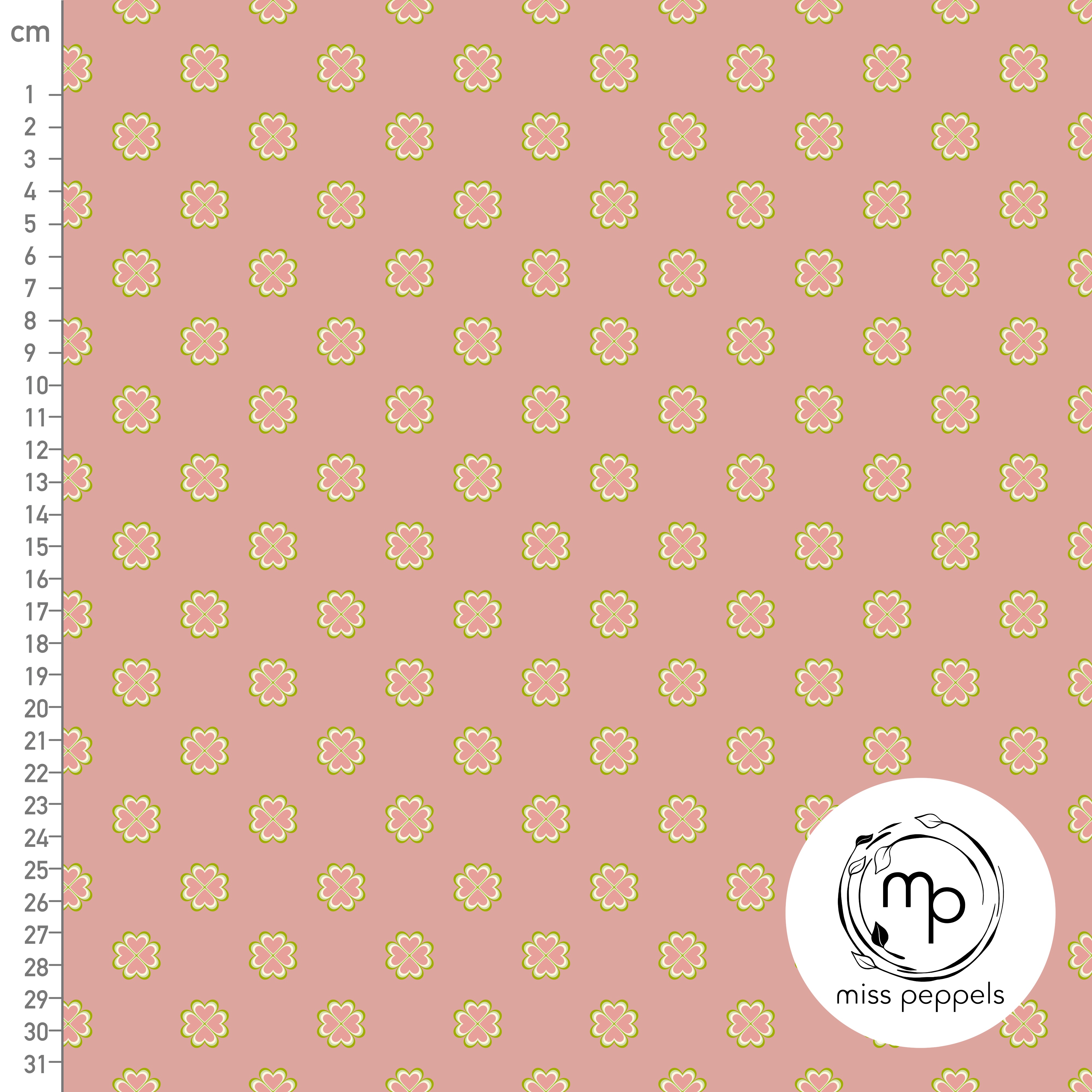 Bio Stoff  - Glück - misspeppels, rosa, Punkte