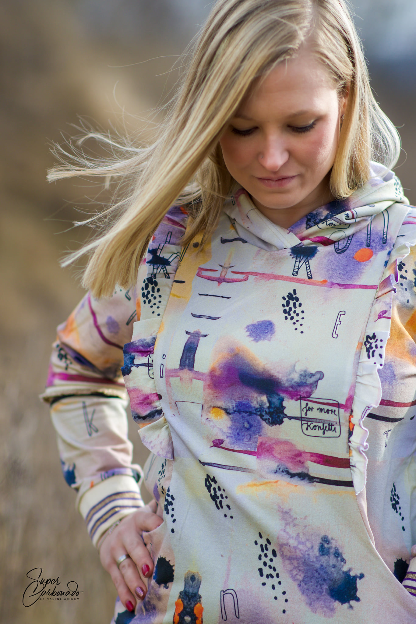 Organic fabric  -  Konfettiliebe