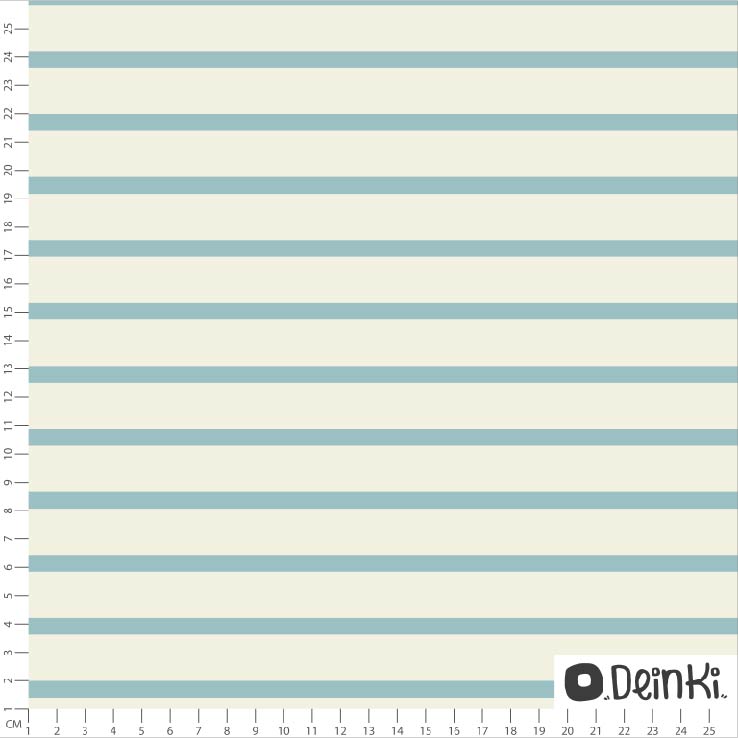 Bio Webware Stoff  -  Osterstreifen  - Deinki, Streifen, blau, 100% Bio-Baumwolle