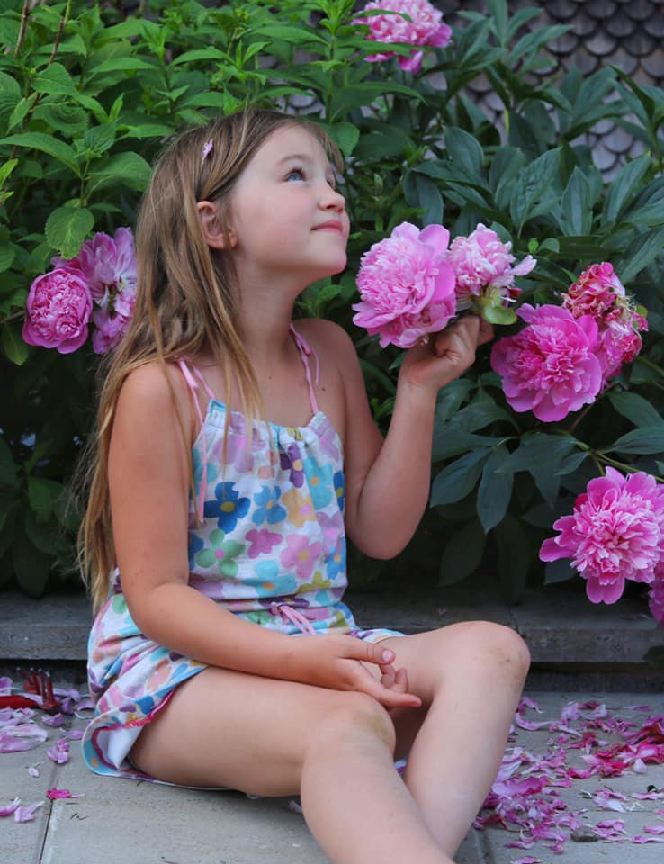 Organic fabric  -  Flowerdance