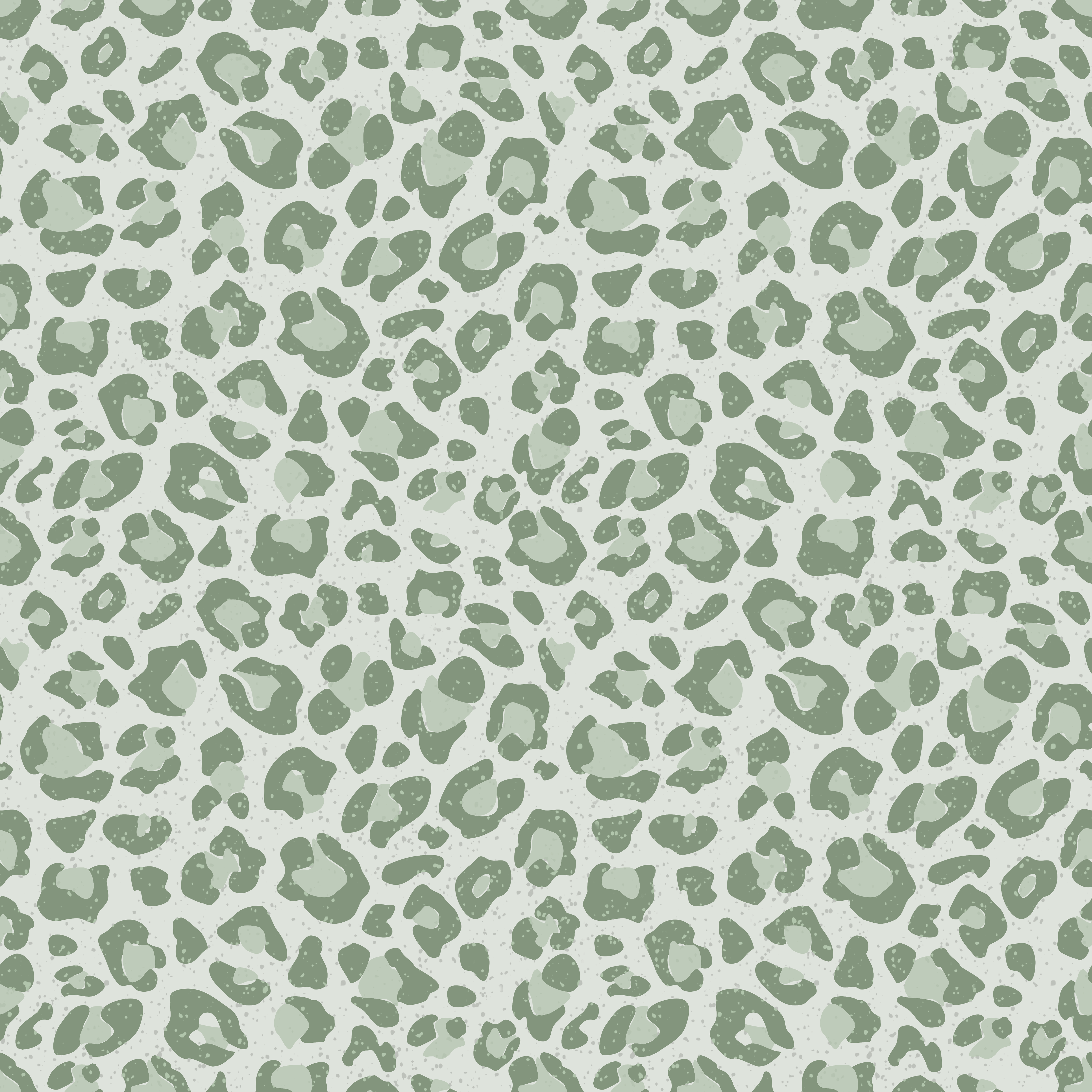 Bio Fabric - Leo Monochrome Sage by Afternoon Atellje in green