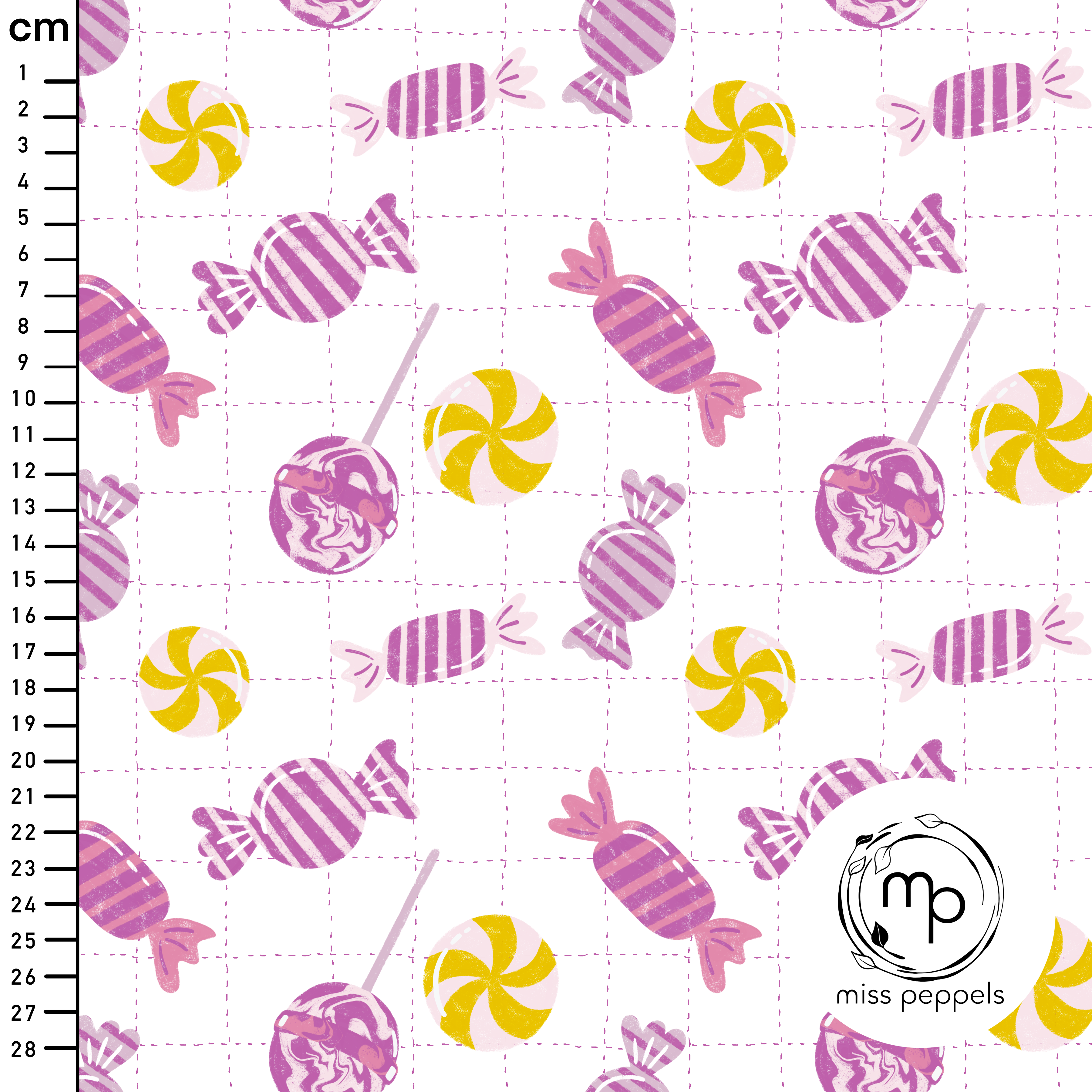 Bio Stoff - BonBons rosa