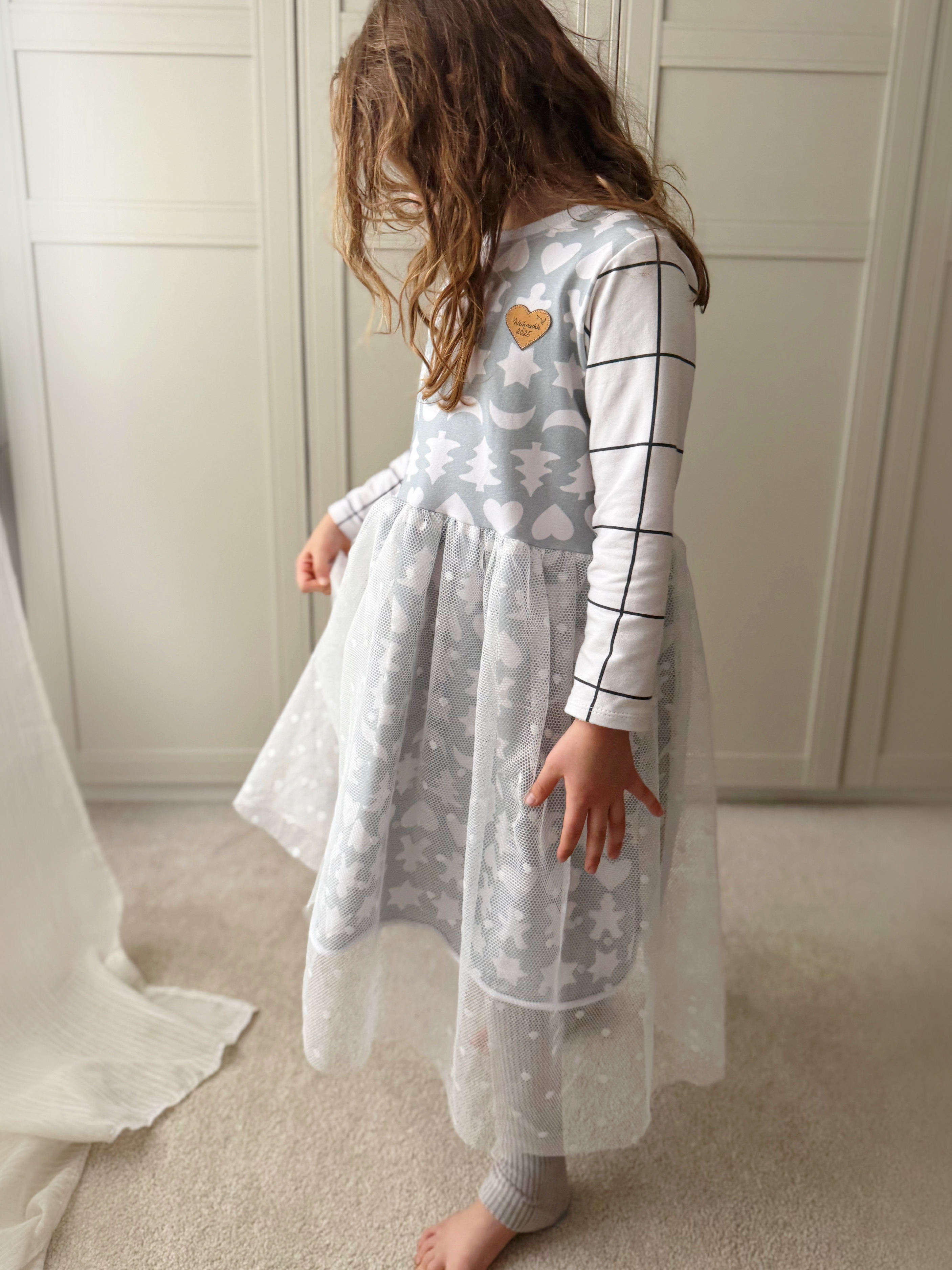 Bio Stoff - Ausstechformen dunkelbraun, beige