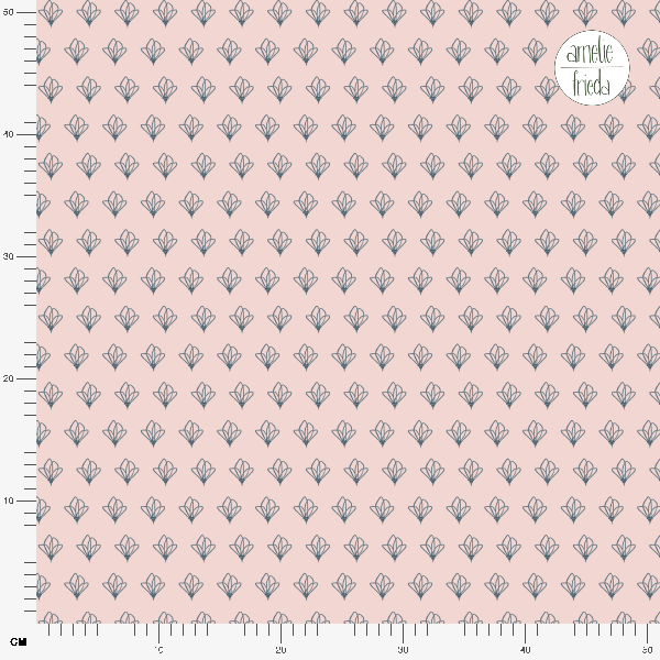 Bio Stoff  - Blooming Indigo