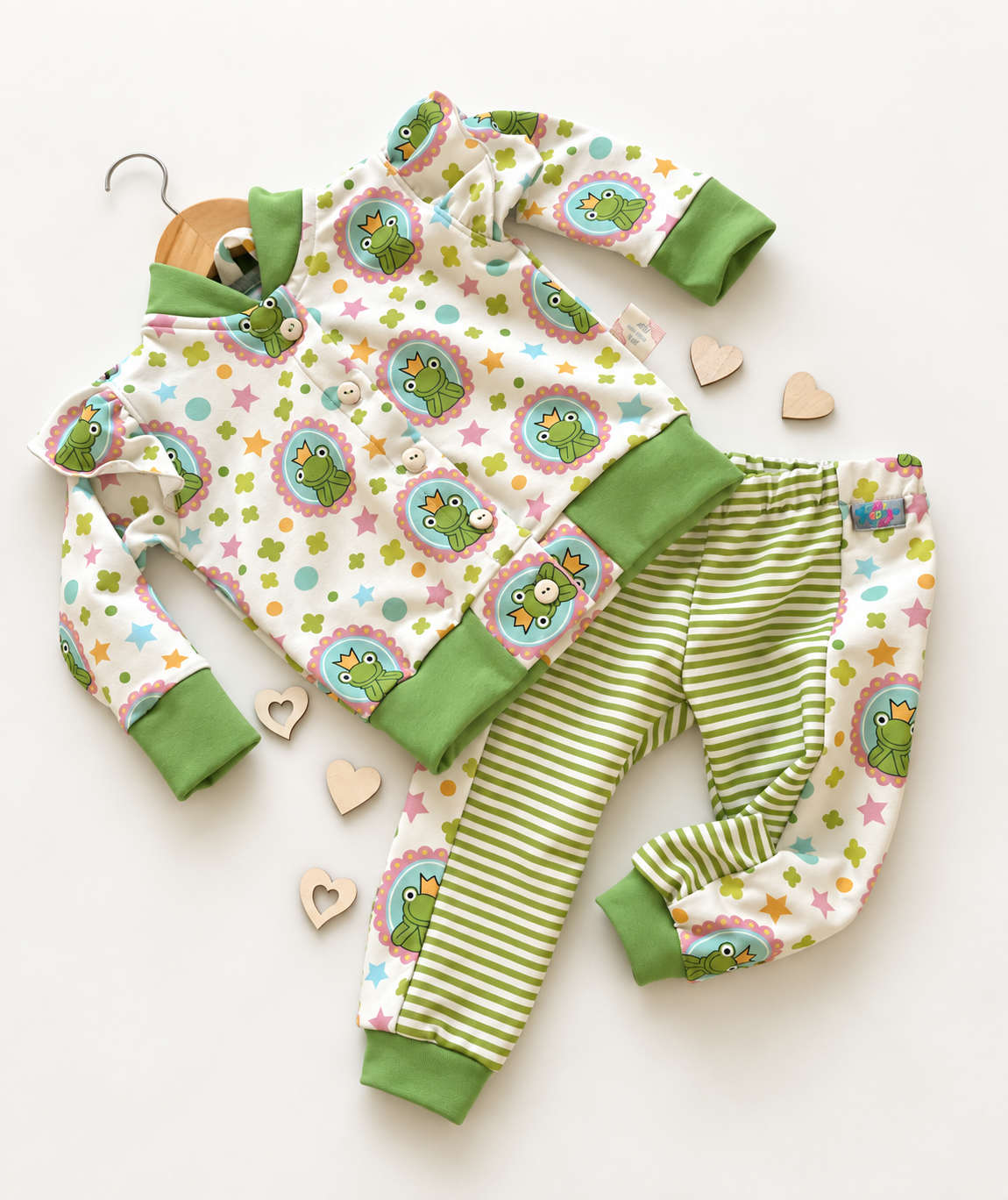 Organic fabric - Kissmi colorful