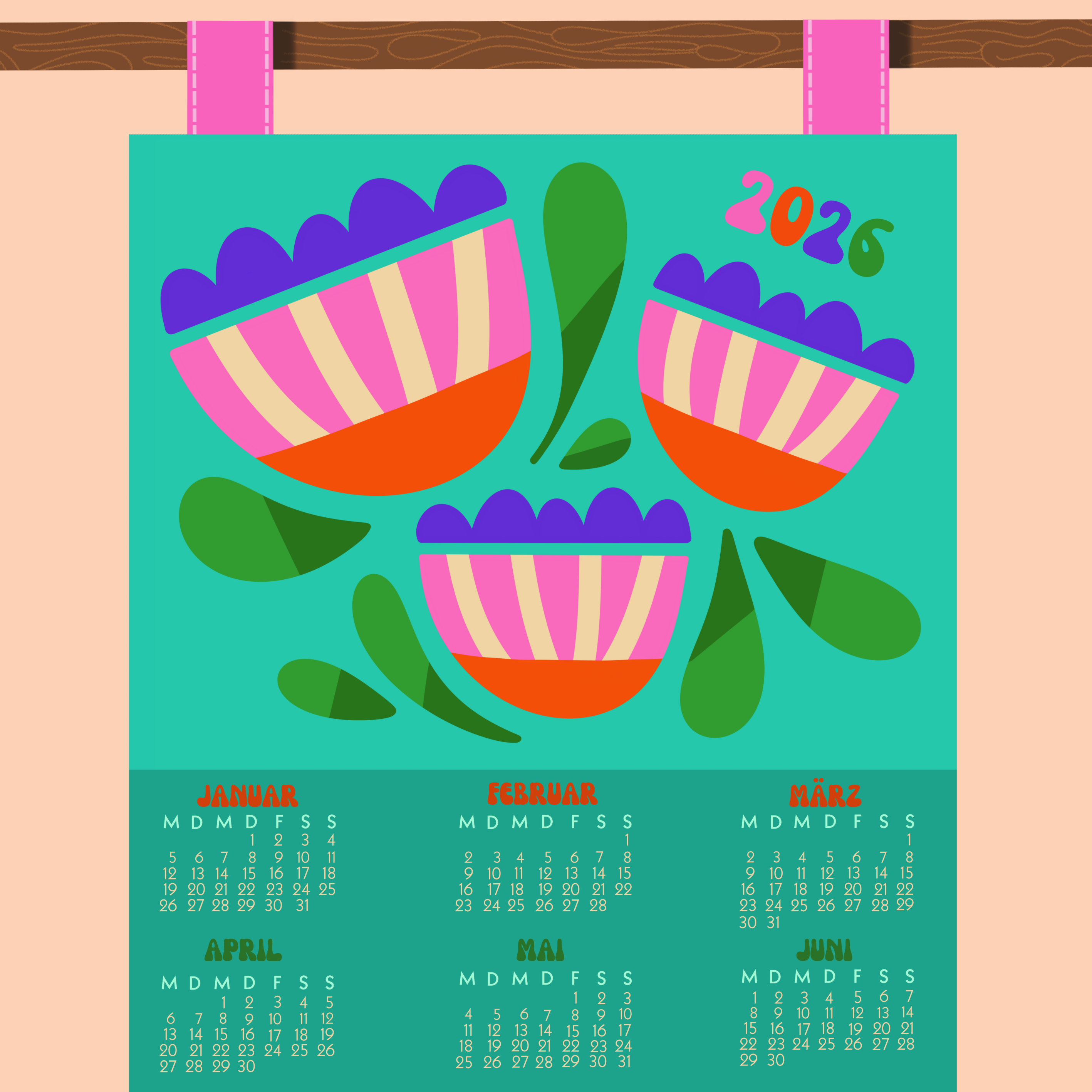 Organic Fabric - Kukksdu 50cm Panel blue