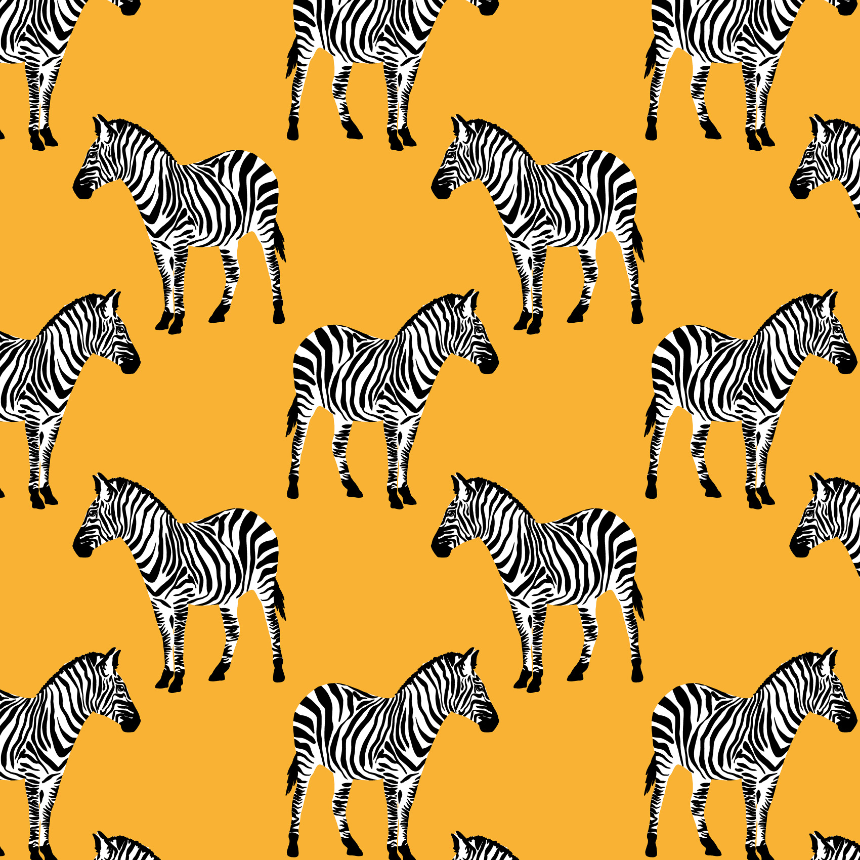 Organic fabric  -  Streifentier sun