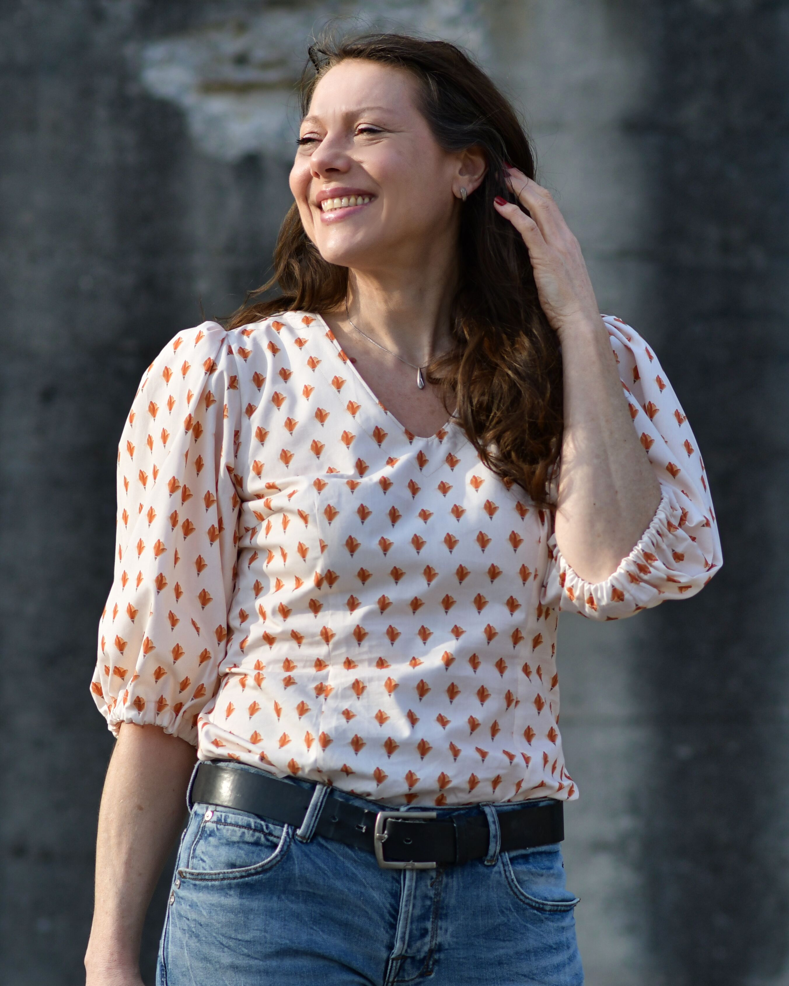 Bio Stoff  - Blooming Indigo