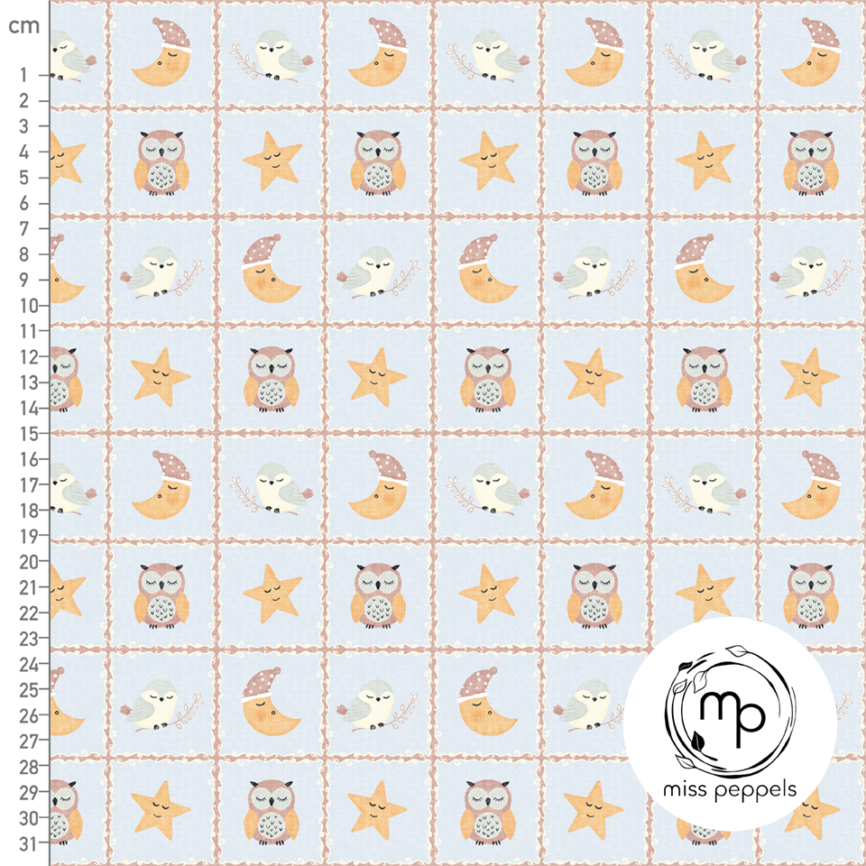 Bio Stoff - Quilt by misspeppels in blue