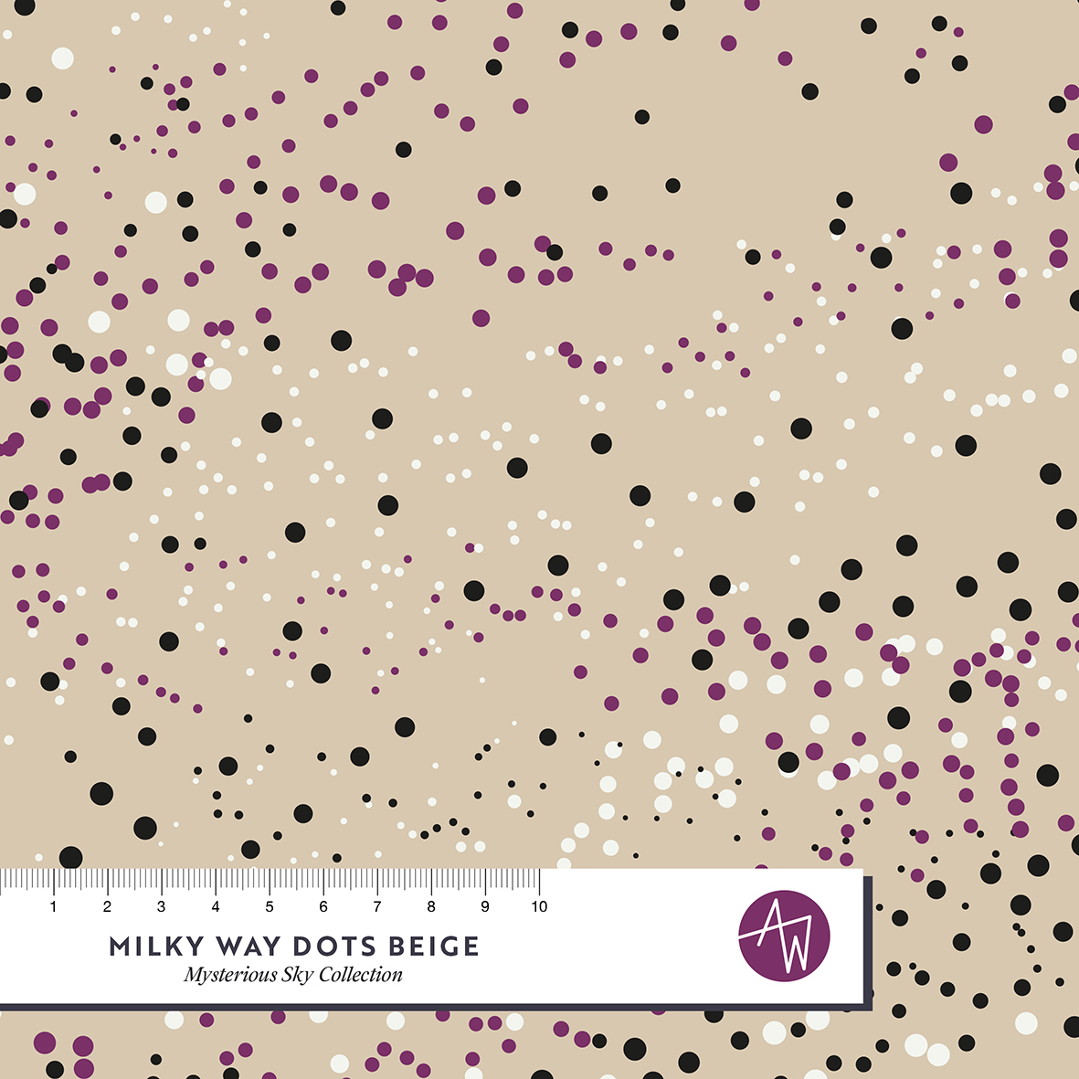 Bio Summersweat Stoff - Milky Way Dots Beige - AlexandraWeise, beige, Punkte, Breite 150 cm Bio Summersweat Stoff - Milky Way Dots Beige - AlexandraWeise, beige, Punkte, Breite 150 cm