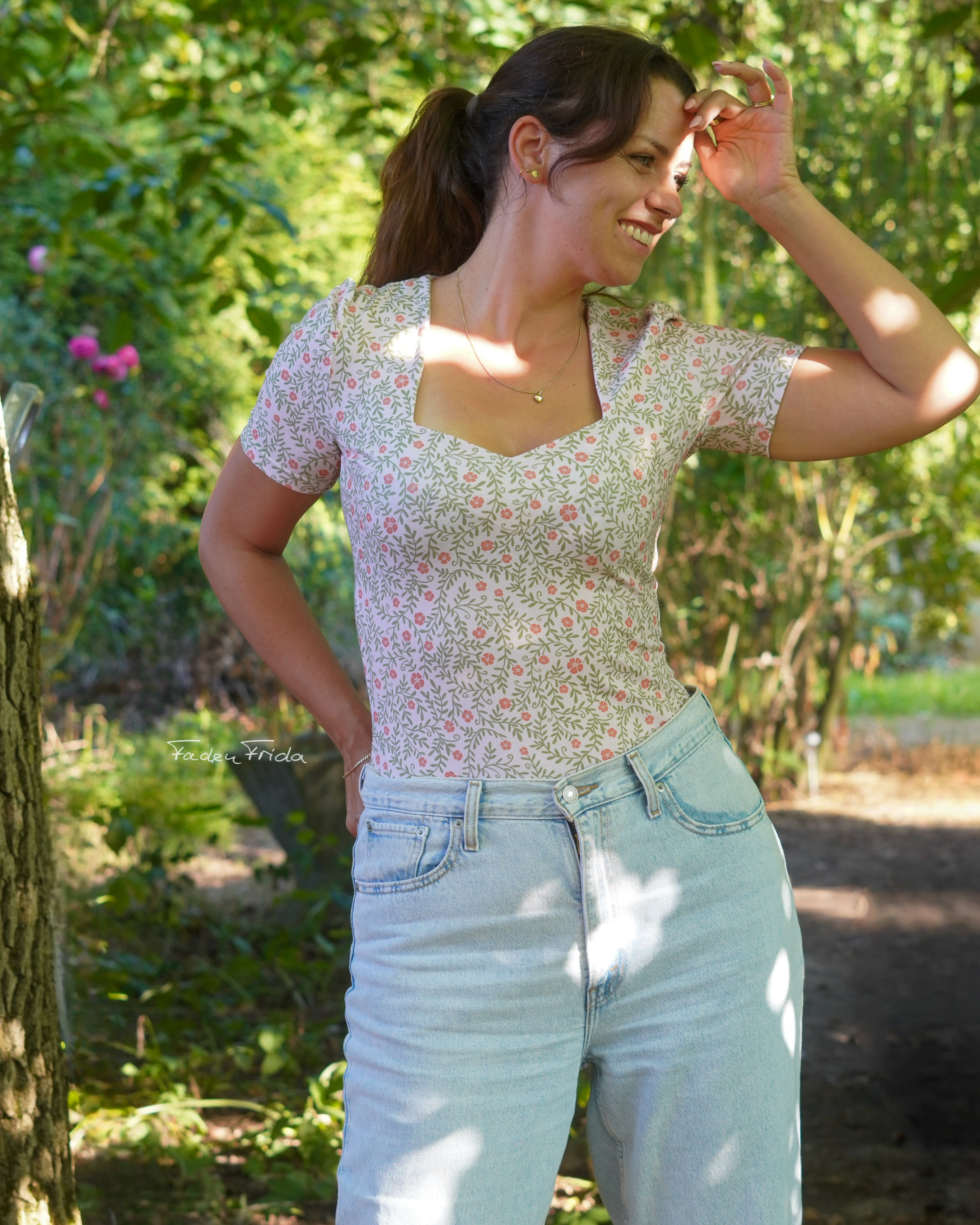 Organic fabric - Fleuron