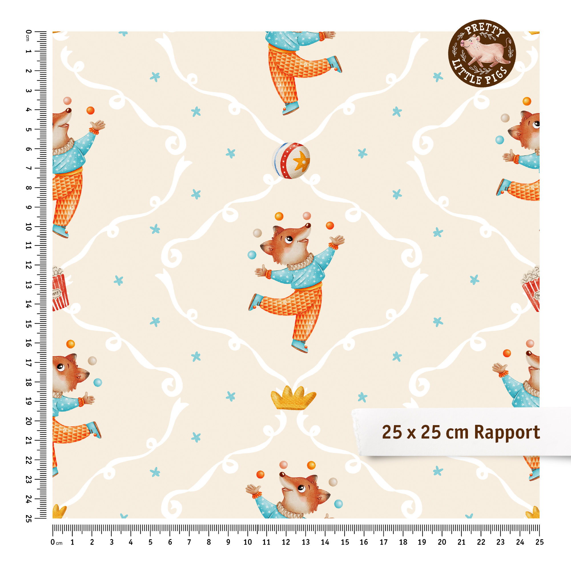 Bio Stoff - Vintage Circus Fuchs Jongleur