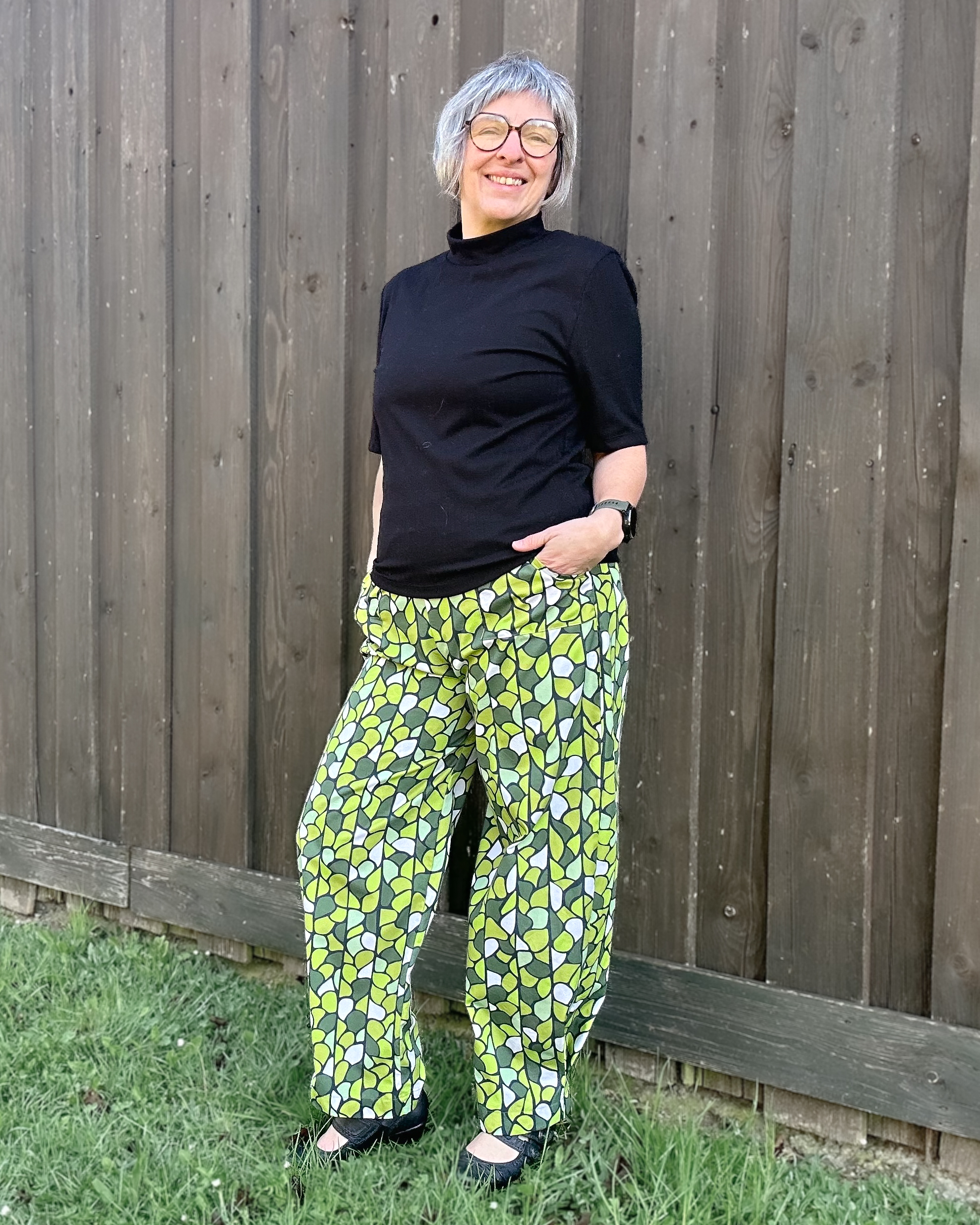 Bio Stoff  - Blütenregen rosa