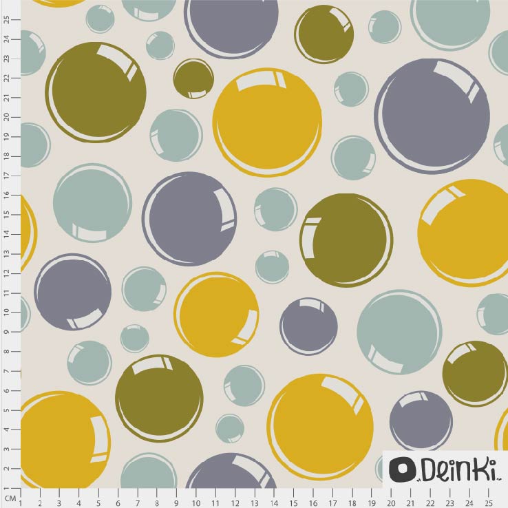 Bio Stoff  -  Bubbles  - Deinki, creme