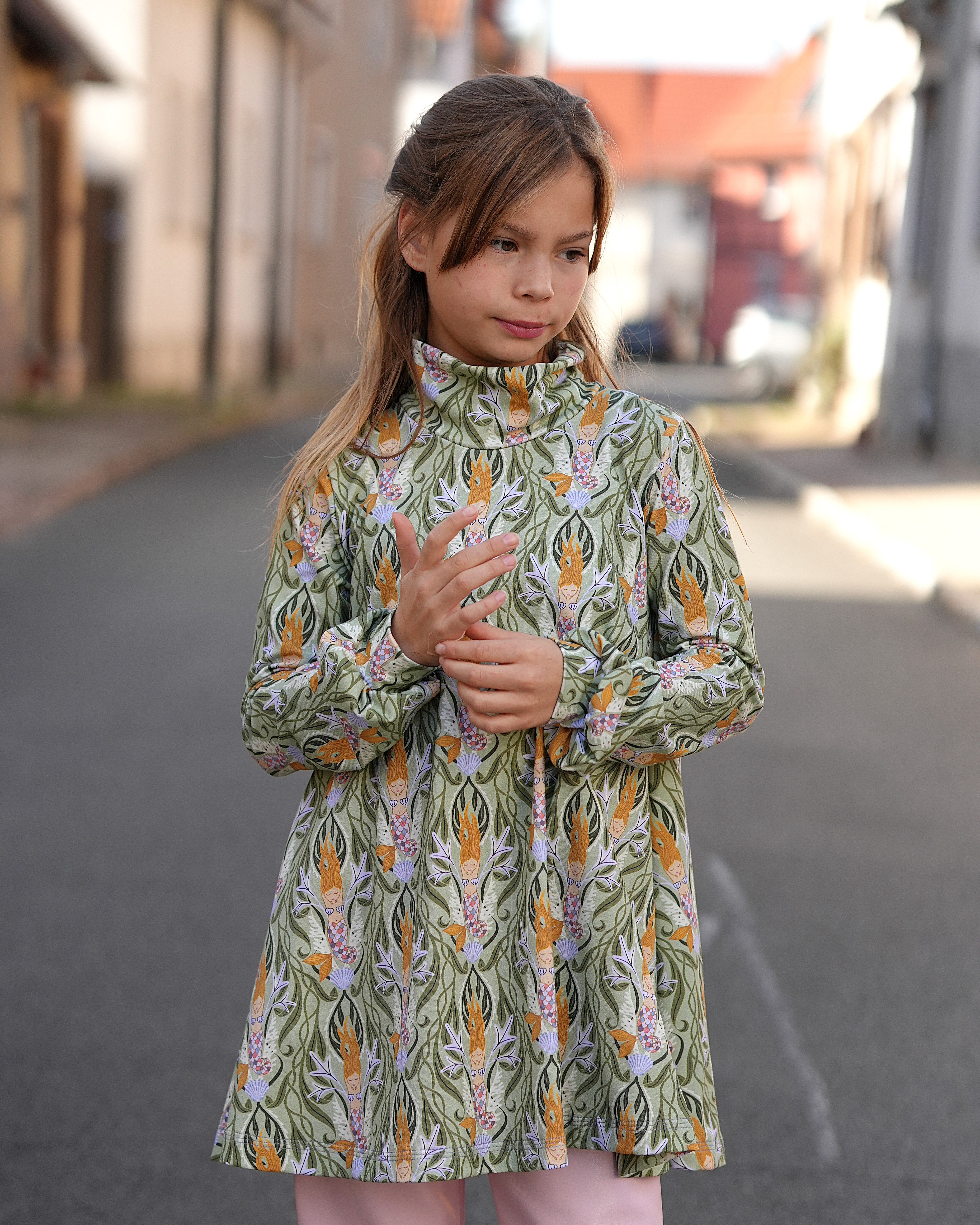 Organic fabric  -Märchenstunde Die kleine Meerjungfrau