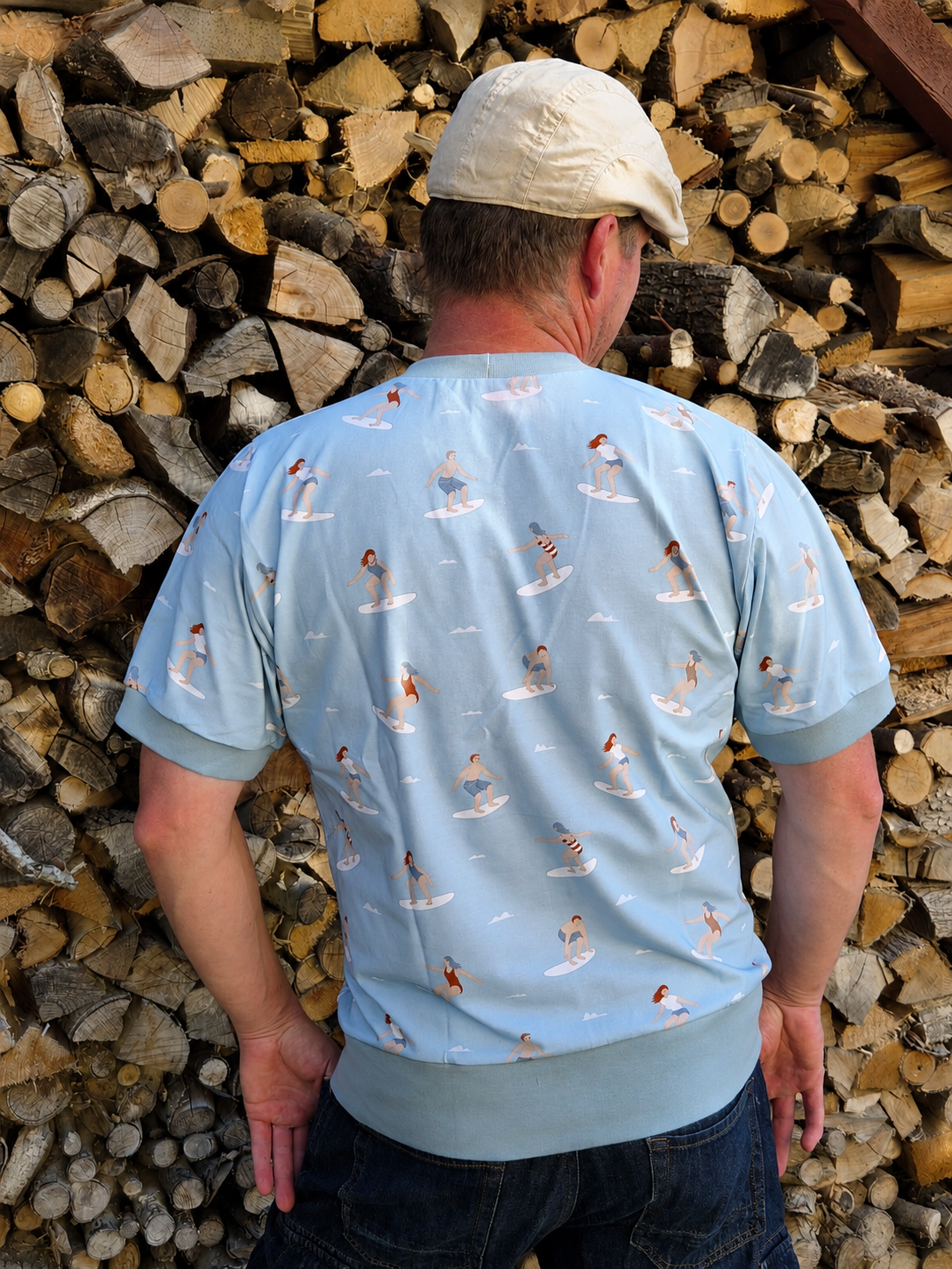 Bio Stoff  - Surfer hellblau