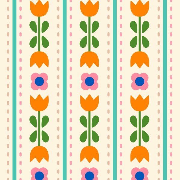 Organic fabric  -  Rosalie green