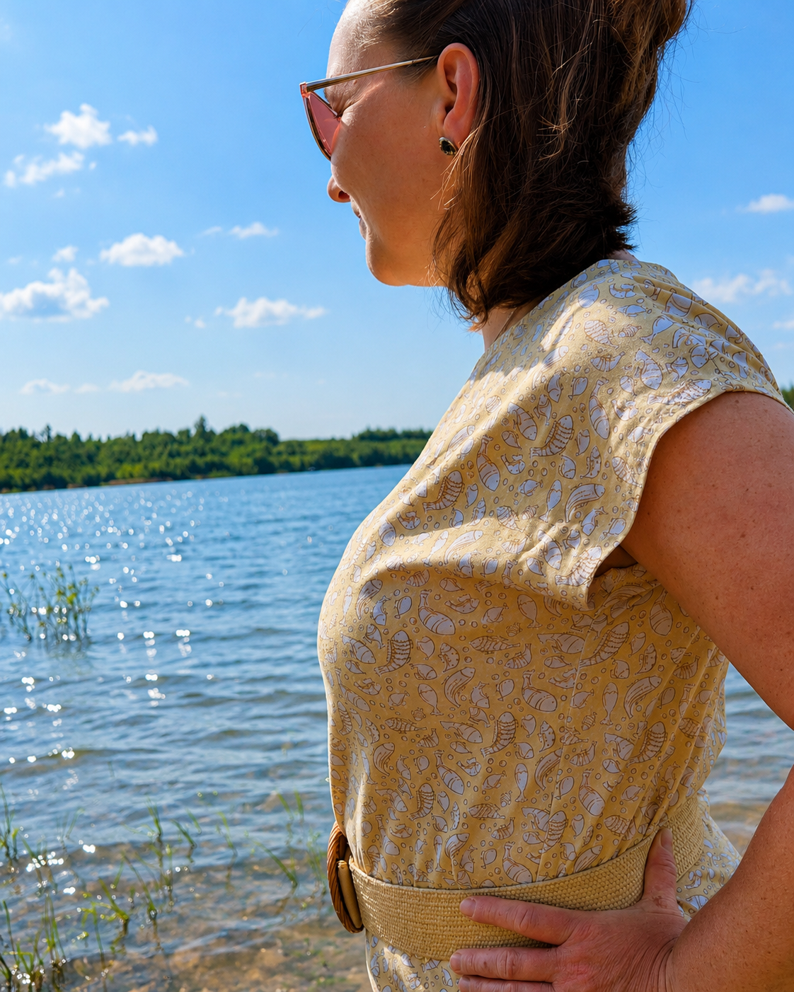 Organic fabric - Blubberbande