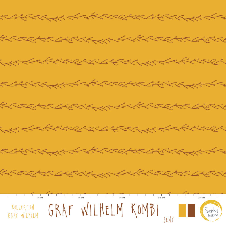 Bio Stoff  - Graf Wilhelm Kombi Senf - Sanktwerk, senf, Kinder, Tiere