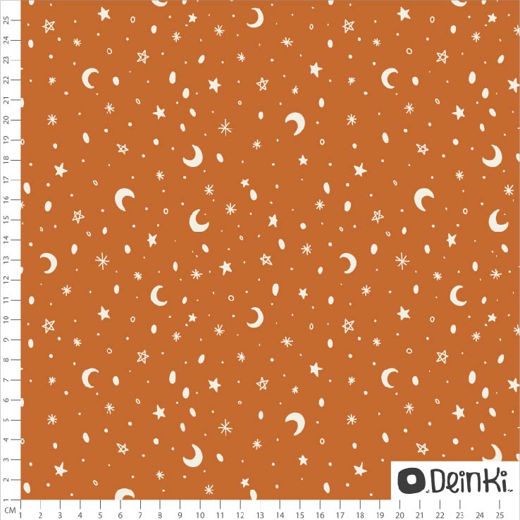 Mond und Sterne Orange Creme