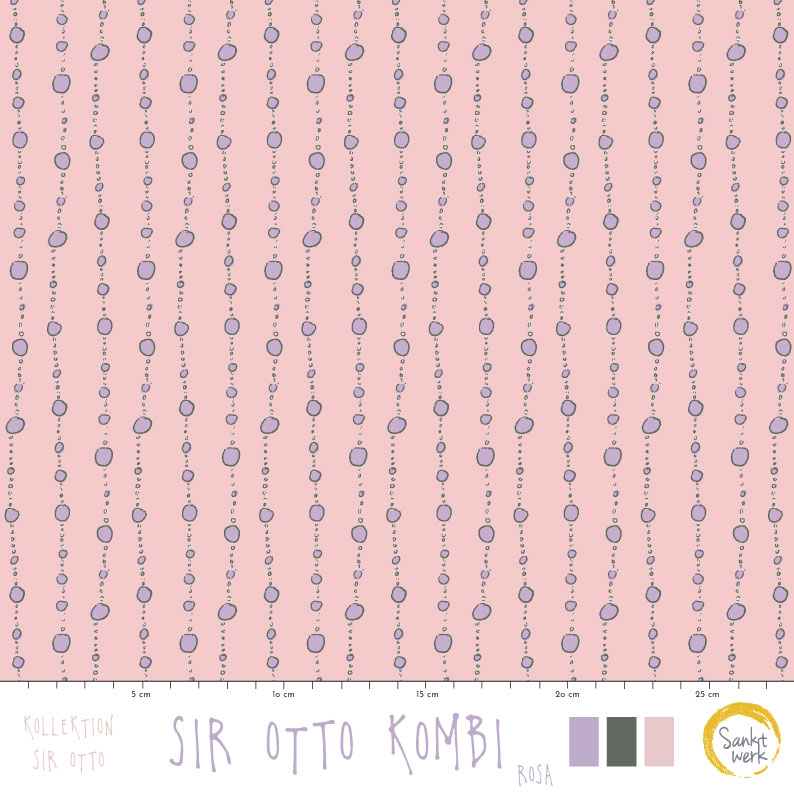 Bio Stoff - Sir Otto Kombi Rosa von Sanktwerk in rosa