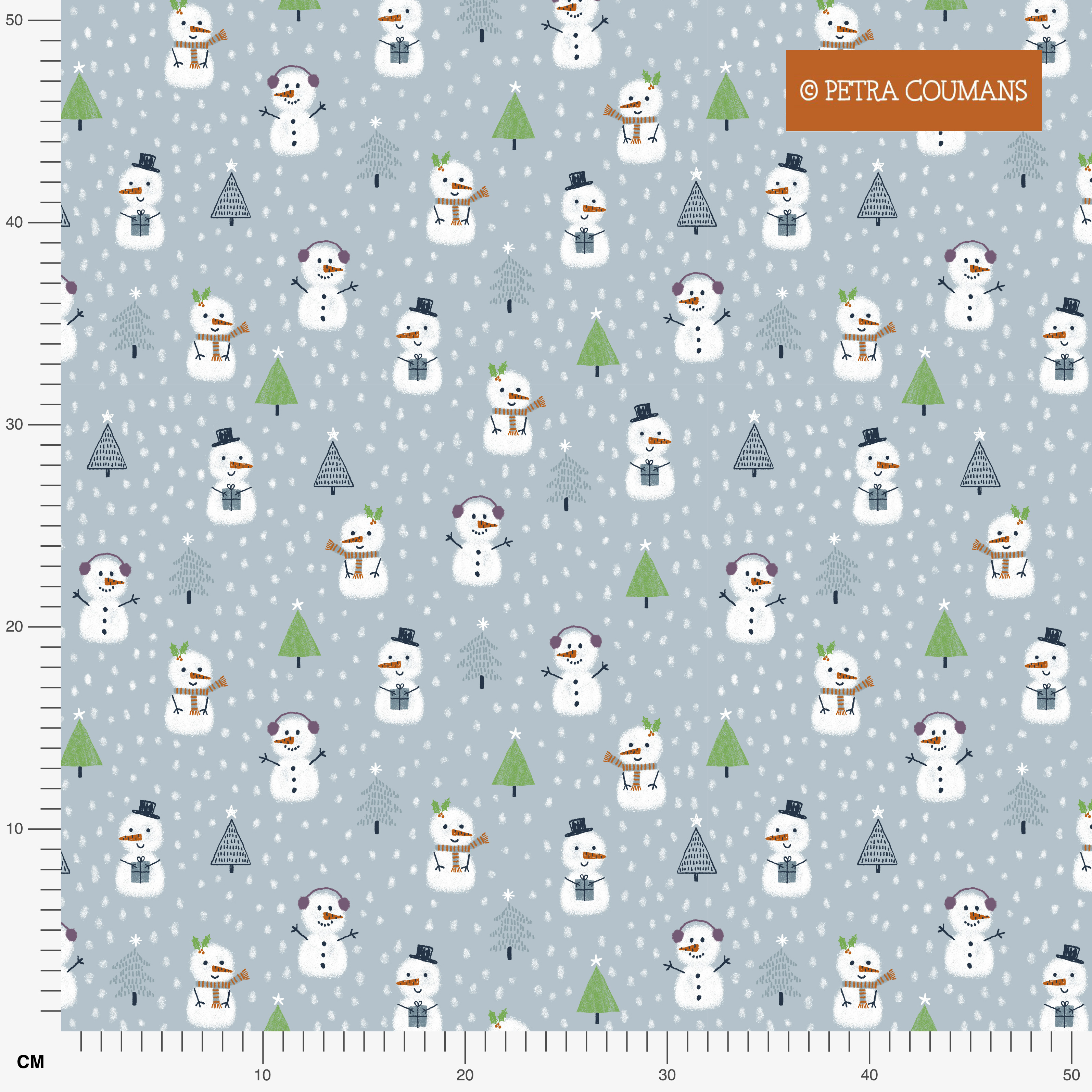 Bio Stoff  -  Little Snowmans Christmas