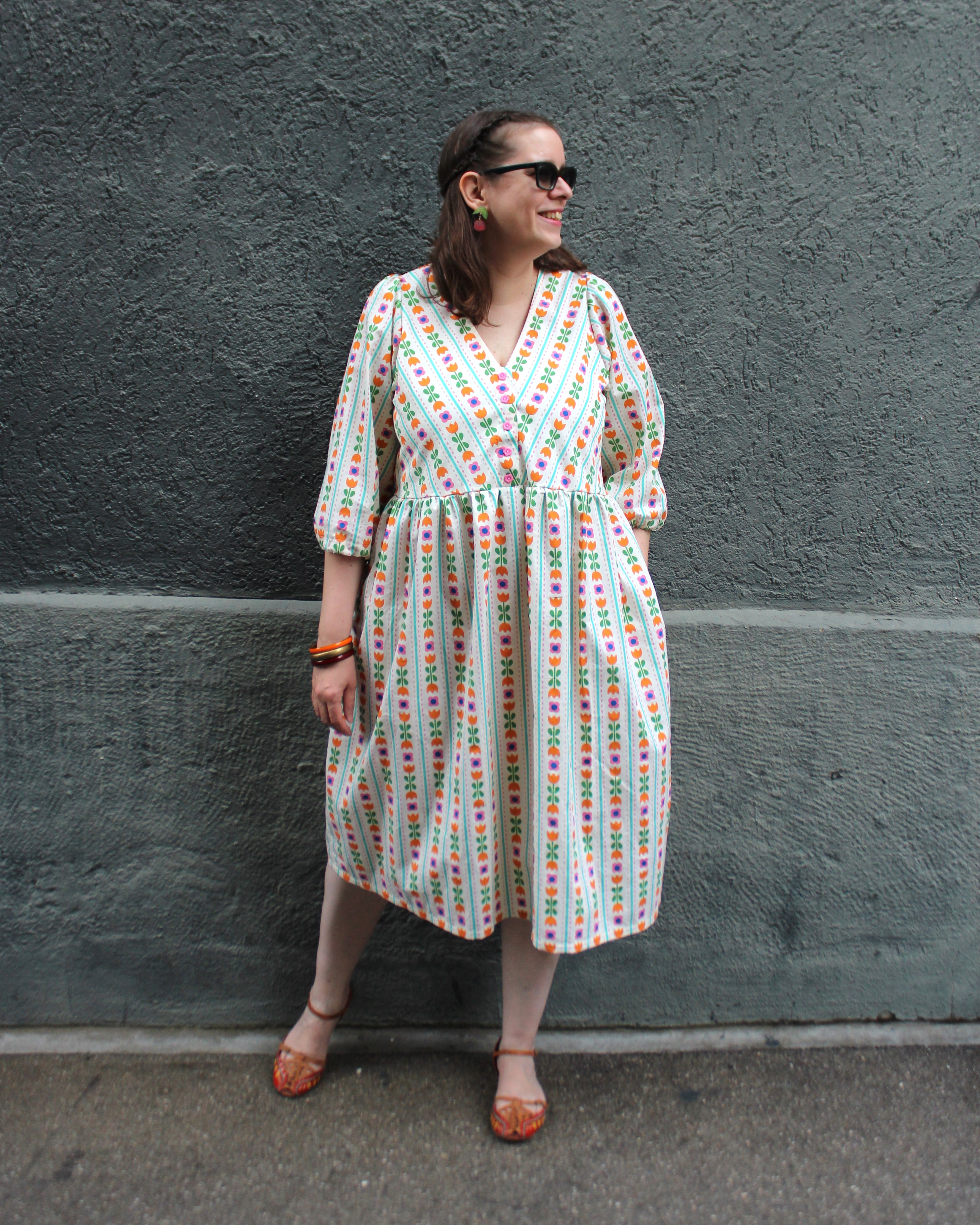 Organic fabric  -  Rosalie pink