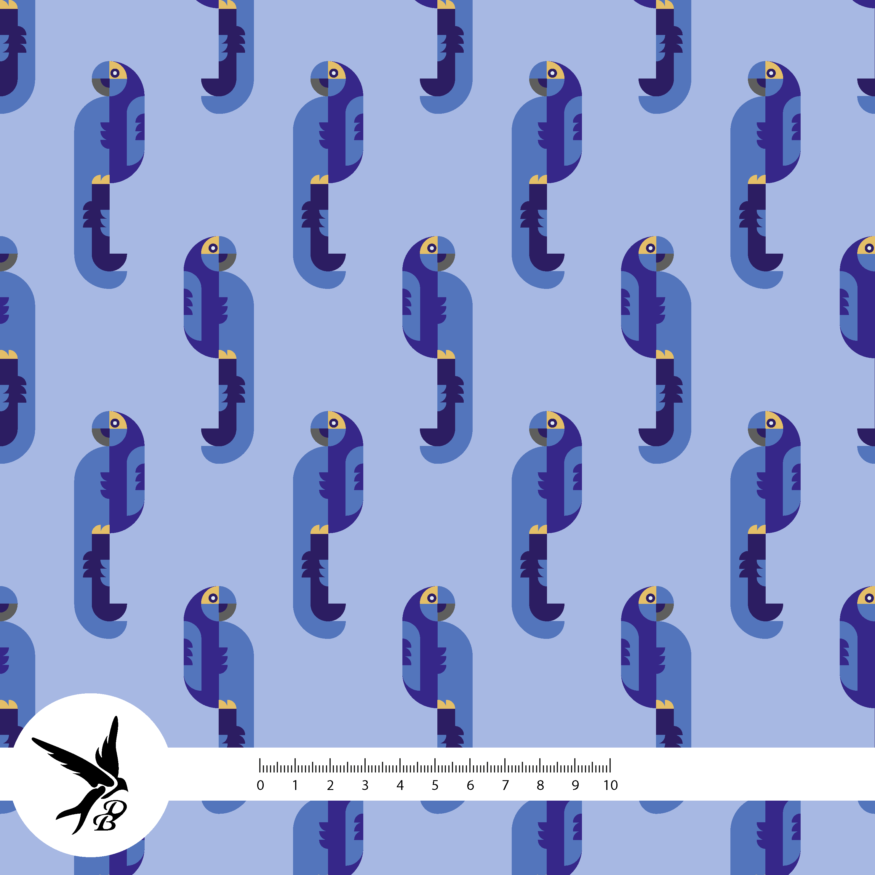 Bio Stoff - Geo Flight Papagei Ara sitzt