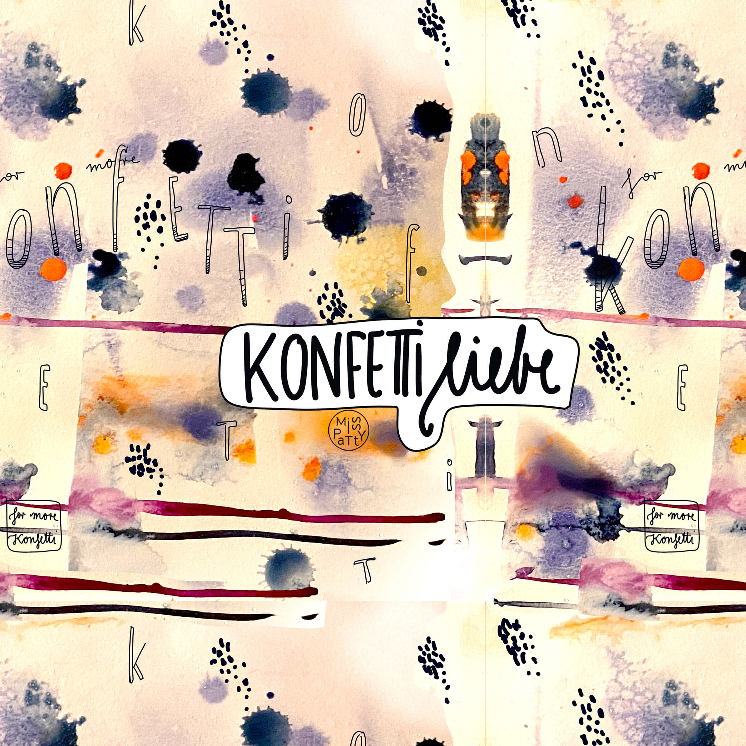 Organic fabric  -  Konfettiliebe