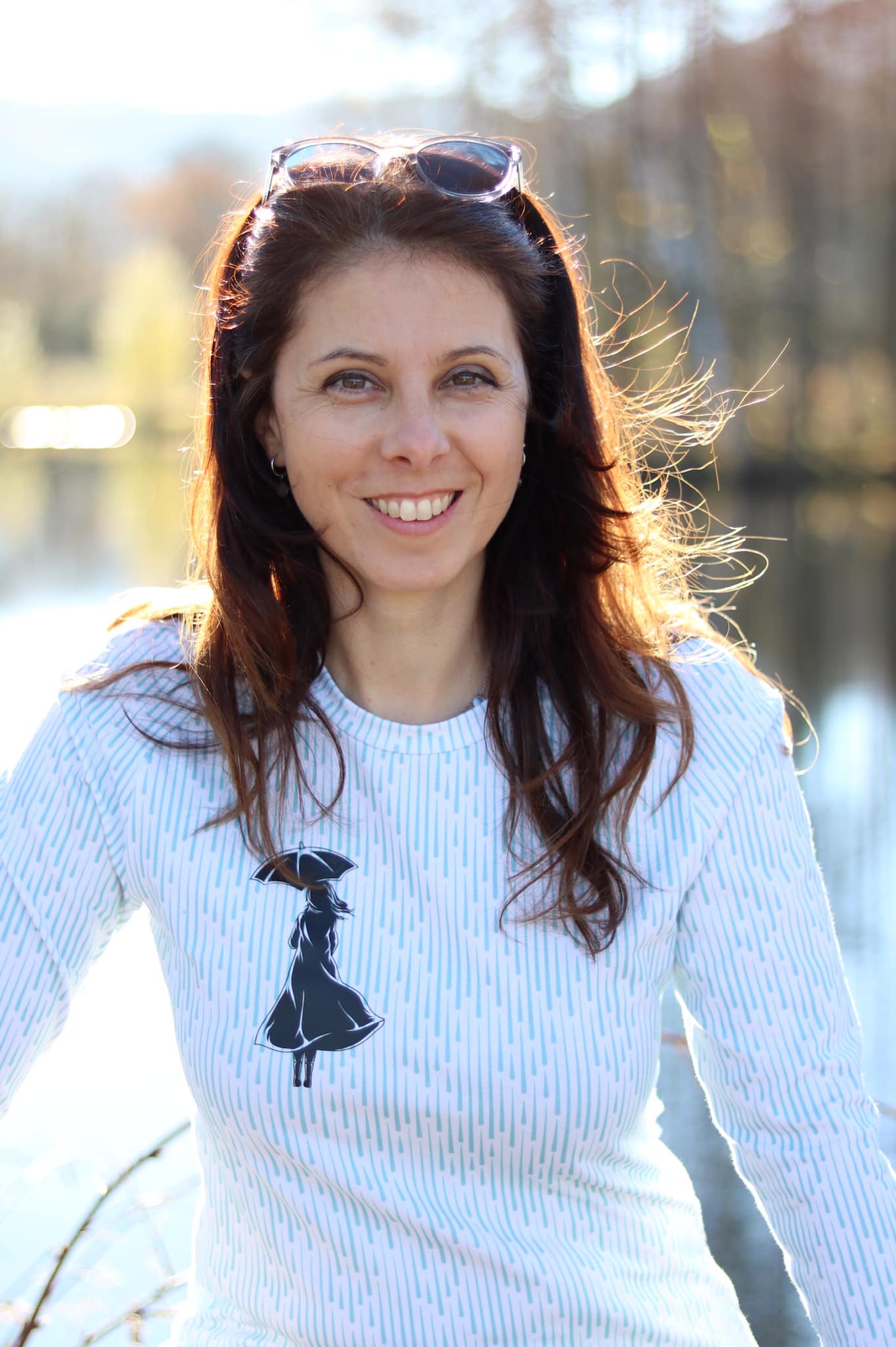 Bio Webware Stoff  -  Schnürlregen  - LisaSanders, mint, 100% Bio-Baumwolle