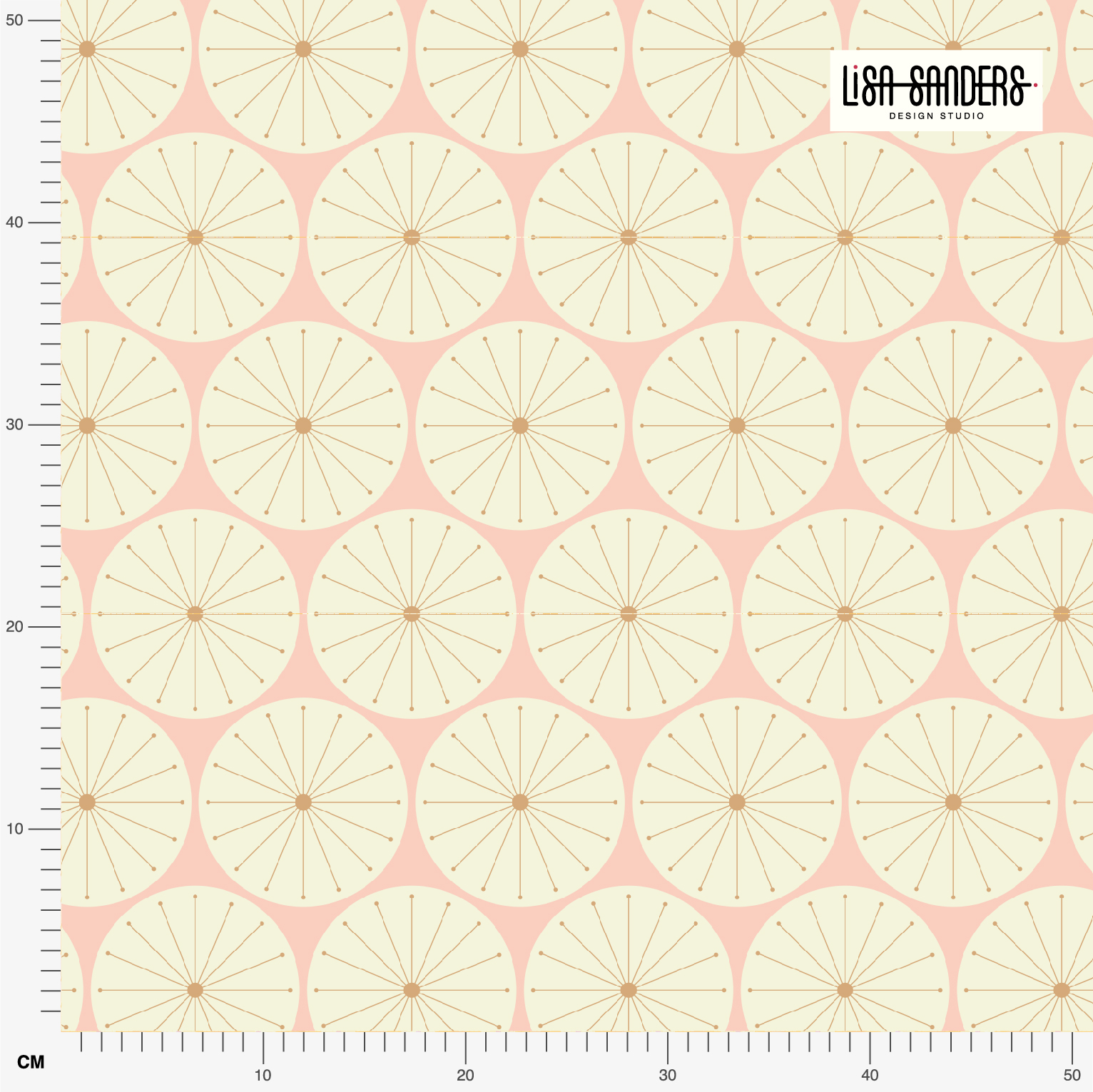 Organic fabric  -  Pusteblume Kreise