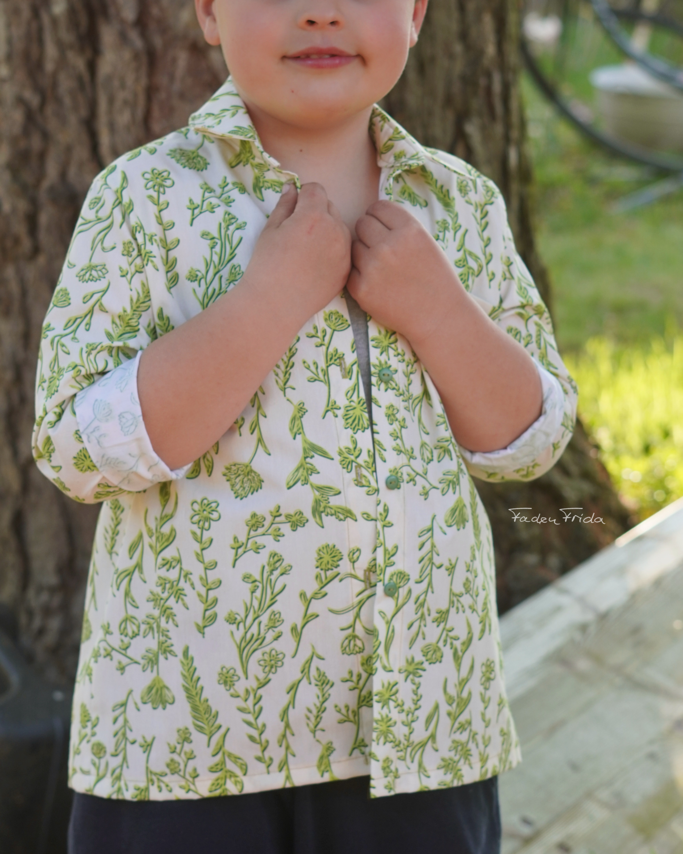 Bio Stoff - Florelei rosa, schwarz