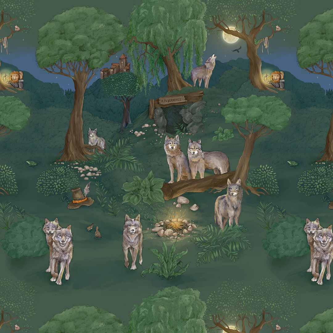 Wolfsräuberabenteuer grün