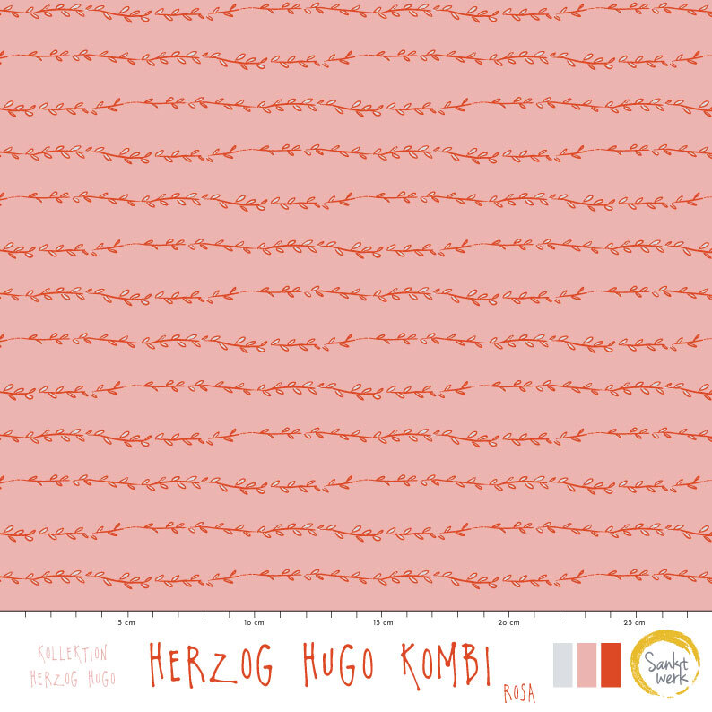 Bio Stoff - Herzog Hugo Kombi Rosa von Sanktwerk in rosa
