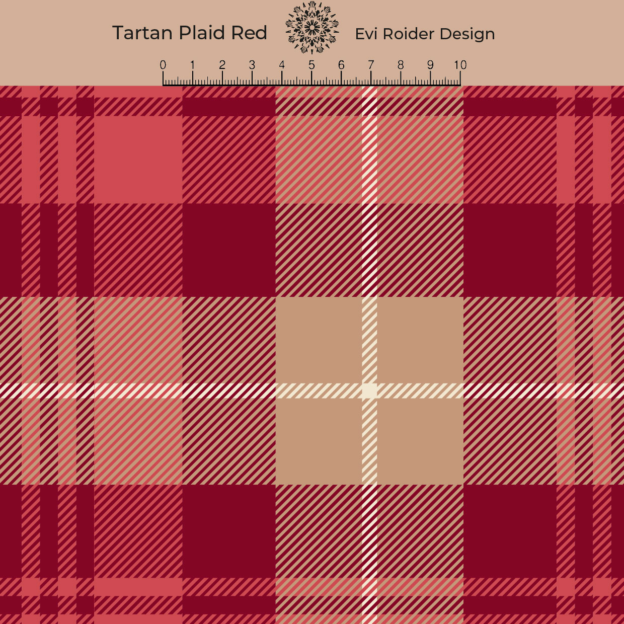 Bio Webware Stoff - Tartan Plaid Red - EviRoider, kariert, rot, 100% Bio-Baumwolle Bio Webware Stoff - Tartan Plaid Red - EviRoider, kariert, rot, 100% Bio-Baumwolle