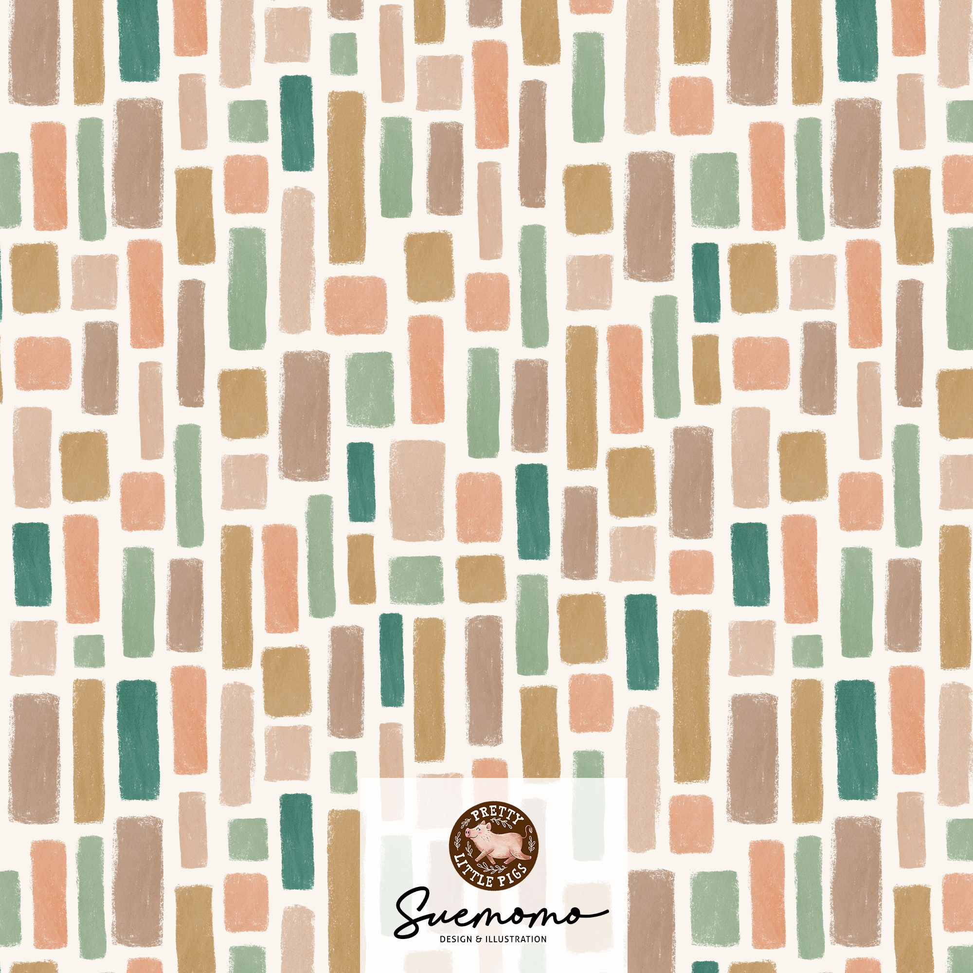 Bio Webware Stoff - Winterwaldfarben - PrettyLittlePigs, bunt, creme, 100% Bio-Baumwolle Bio Webware Stoff - Winterwaldfarben - PrettyLittlePigs, bunt, creme, 100% Bio-Baumwolle