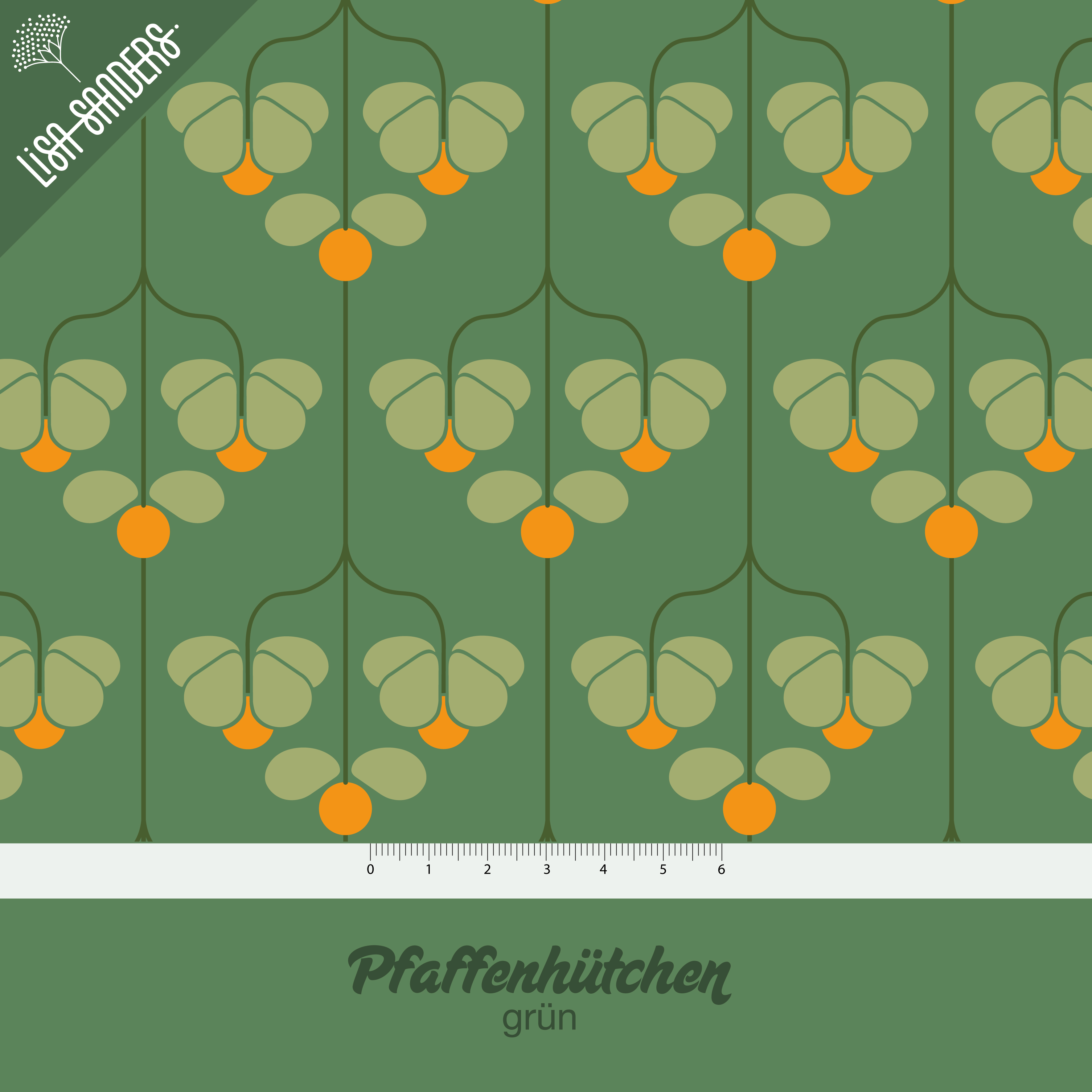 Bio Webware Stoff - Pfaffenhütchen Grün - LisaSanders, Floral & Blumen, grün, 100% Bio-Baumwolle Bio Webware Stoff - Pfaffenhütchen Grün - LisaSanders, Floral & Blumen, grün, 100% Bio-Baumwolle