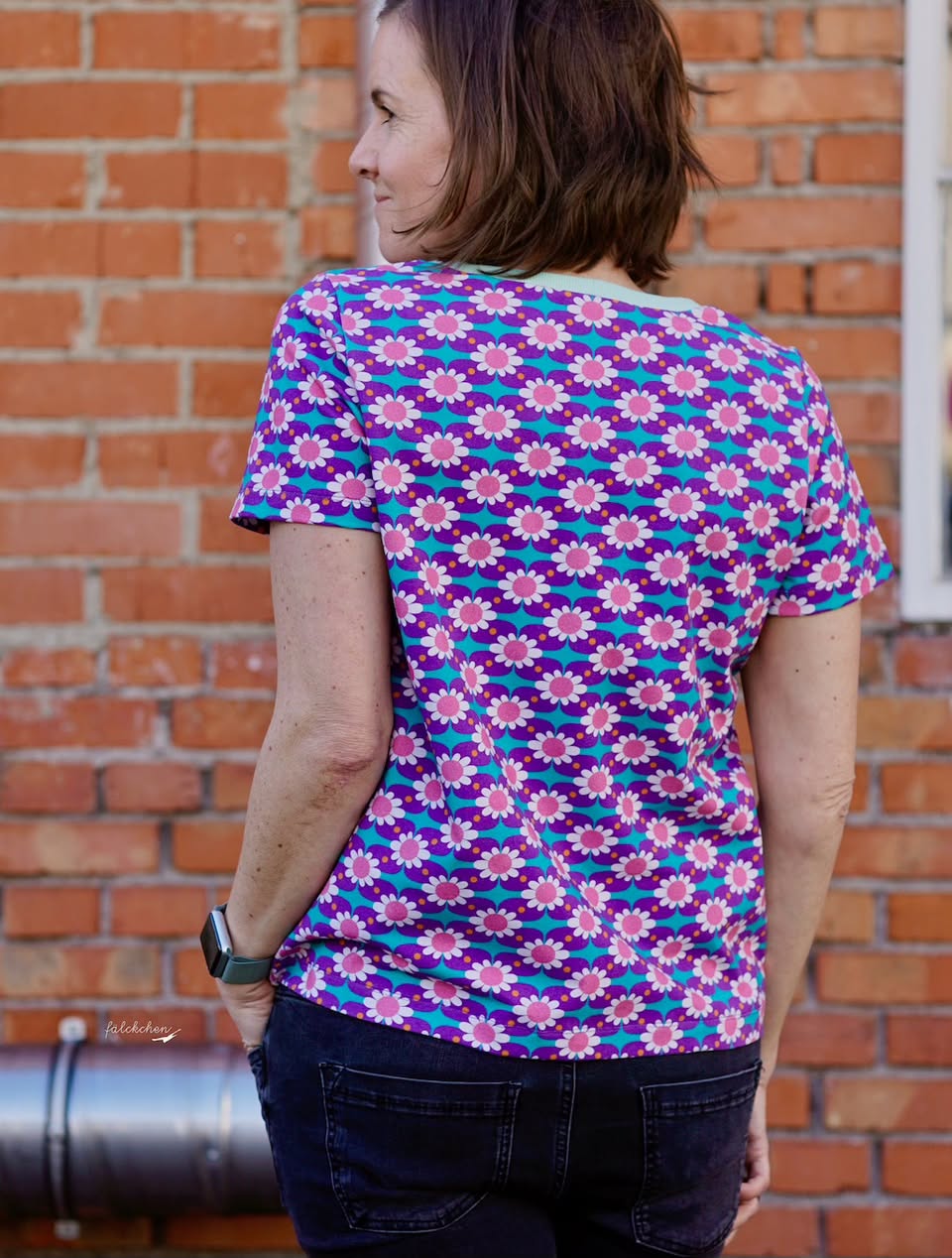 Bio Webware Stoff  -  Fröhling  - Fummelhummel, Floral & Blumen, pink, 100% Bio-Baumwolle