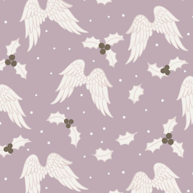 Bio Stoff - Engelflügel mauve - misspeppels