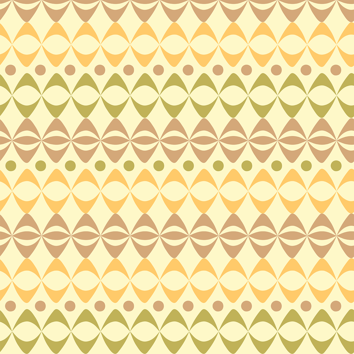 Organic fabric - Rundum Streifen light yellow